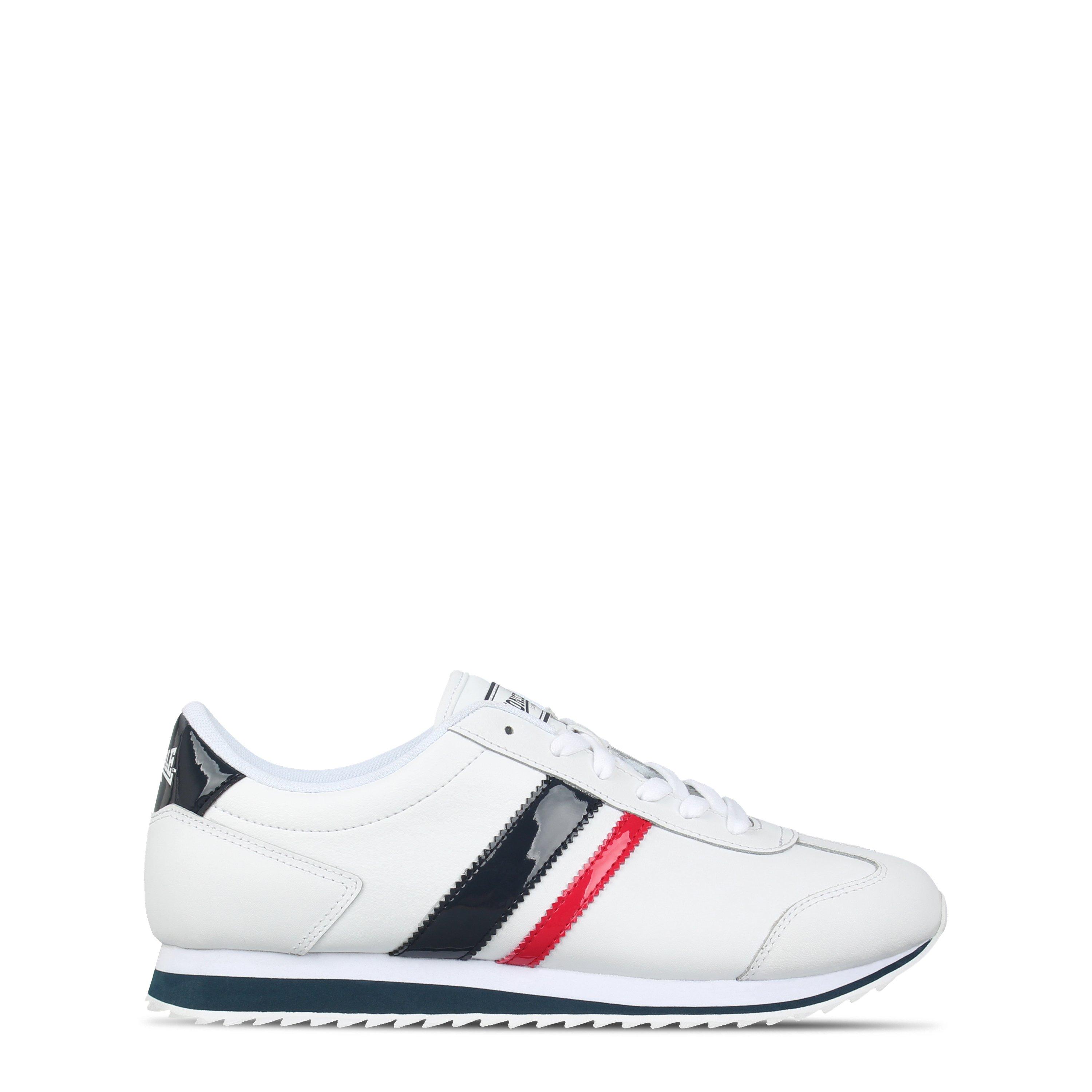 Wit/Marineblauw/Rood - Lonsdale - Men's Russell Classic Low-Top Trainers - 1