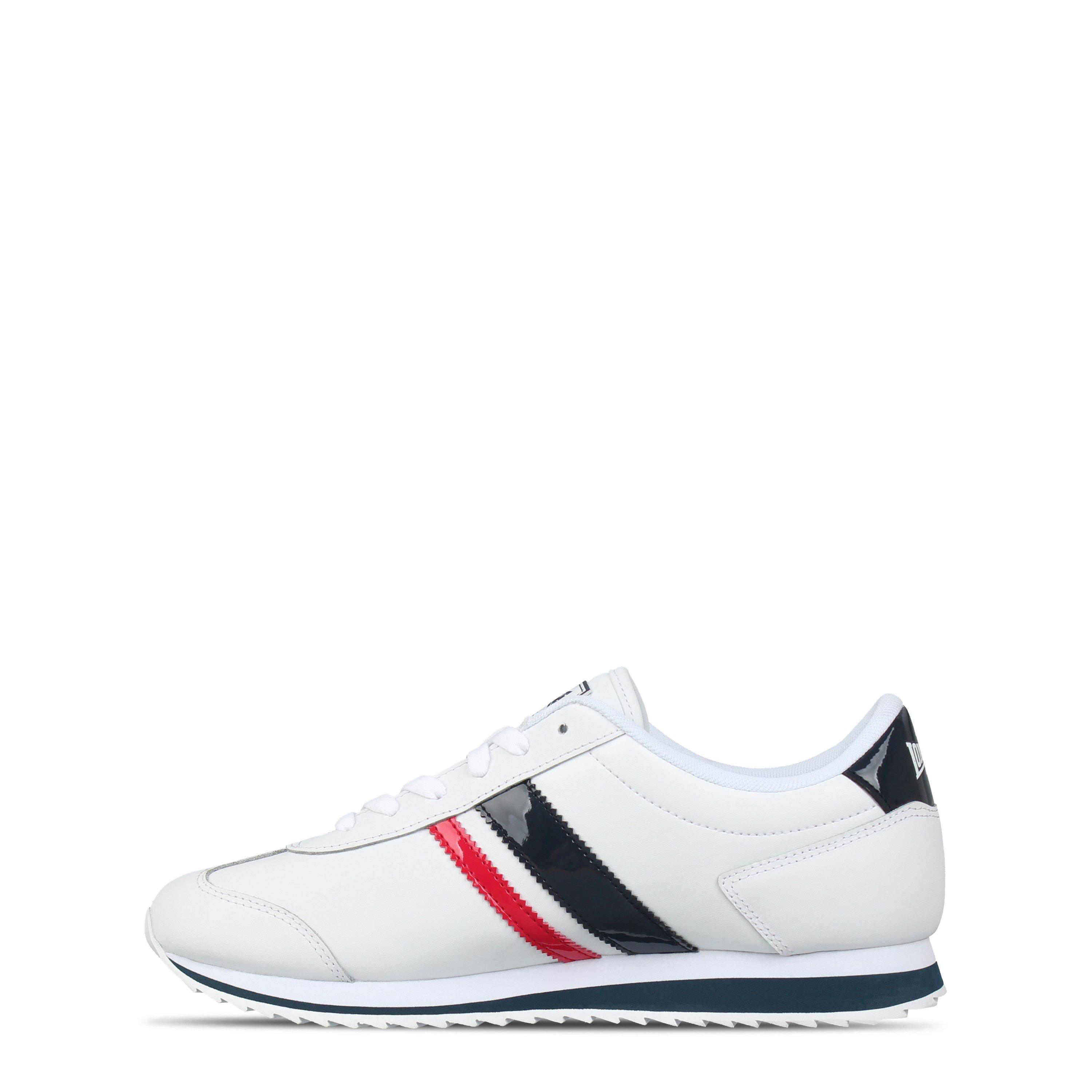 White/Navy/Red - Lonsdale - Russell Classic Low-Top Trainers - 2