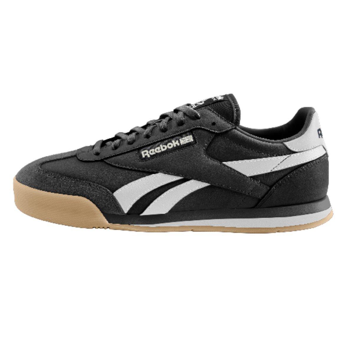 Black/White/Gum - Reebok - Men's Campio Classic Low-Top Trainers - 1