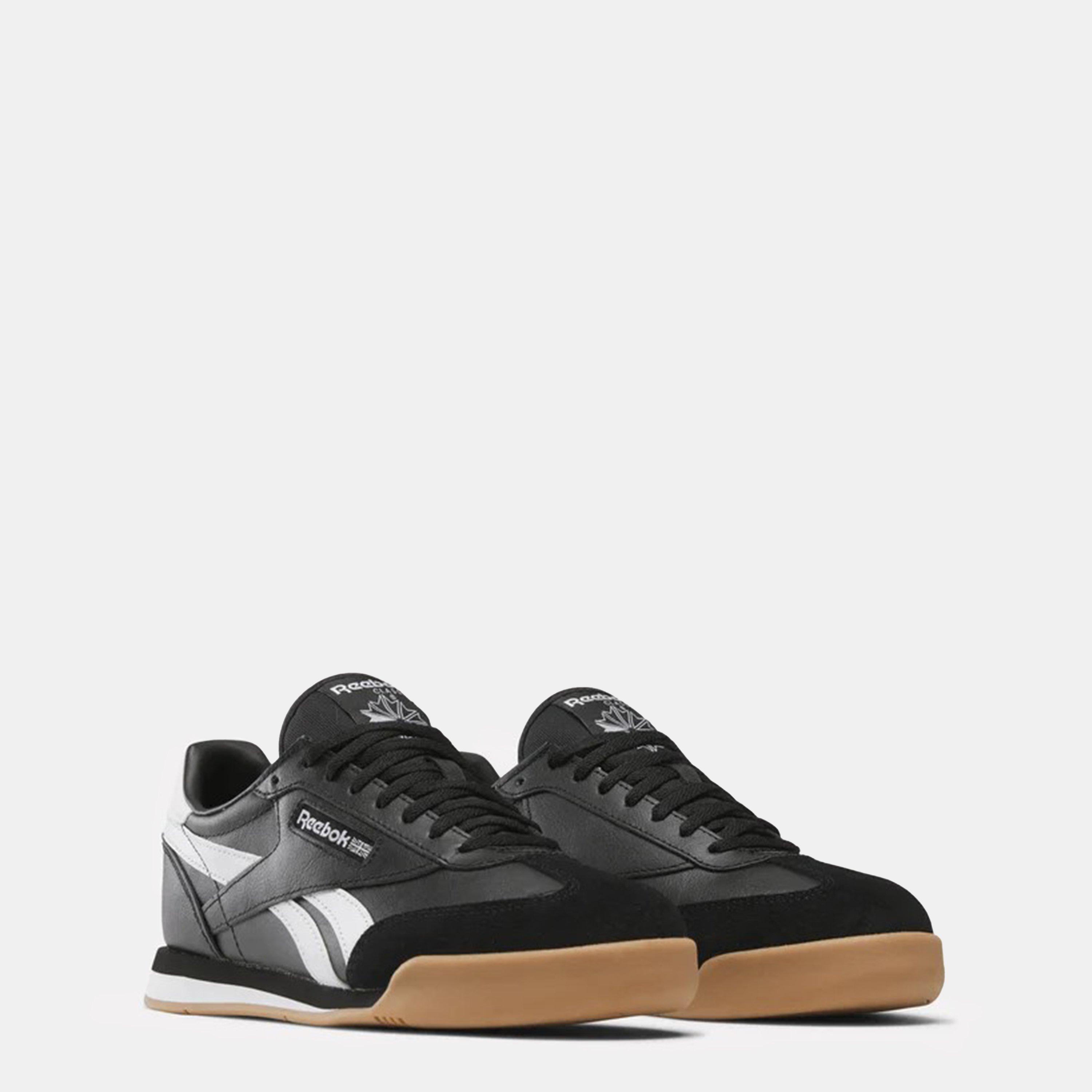 Black/White/Gum - Reebok - Men's Campio Classic Low-Top Trainers - 2