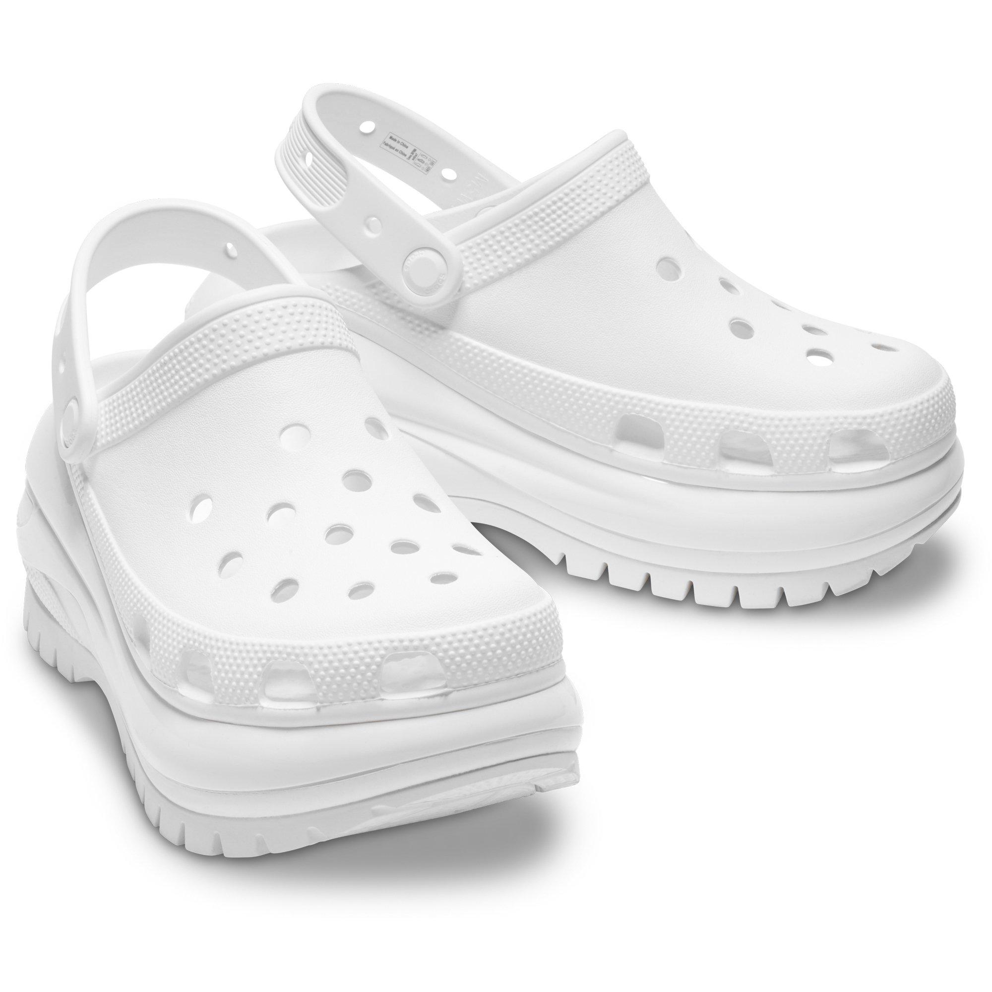 White - Crocs - Classic Crush Clogs - 4