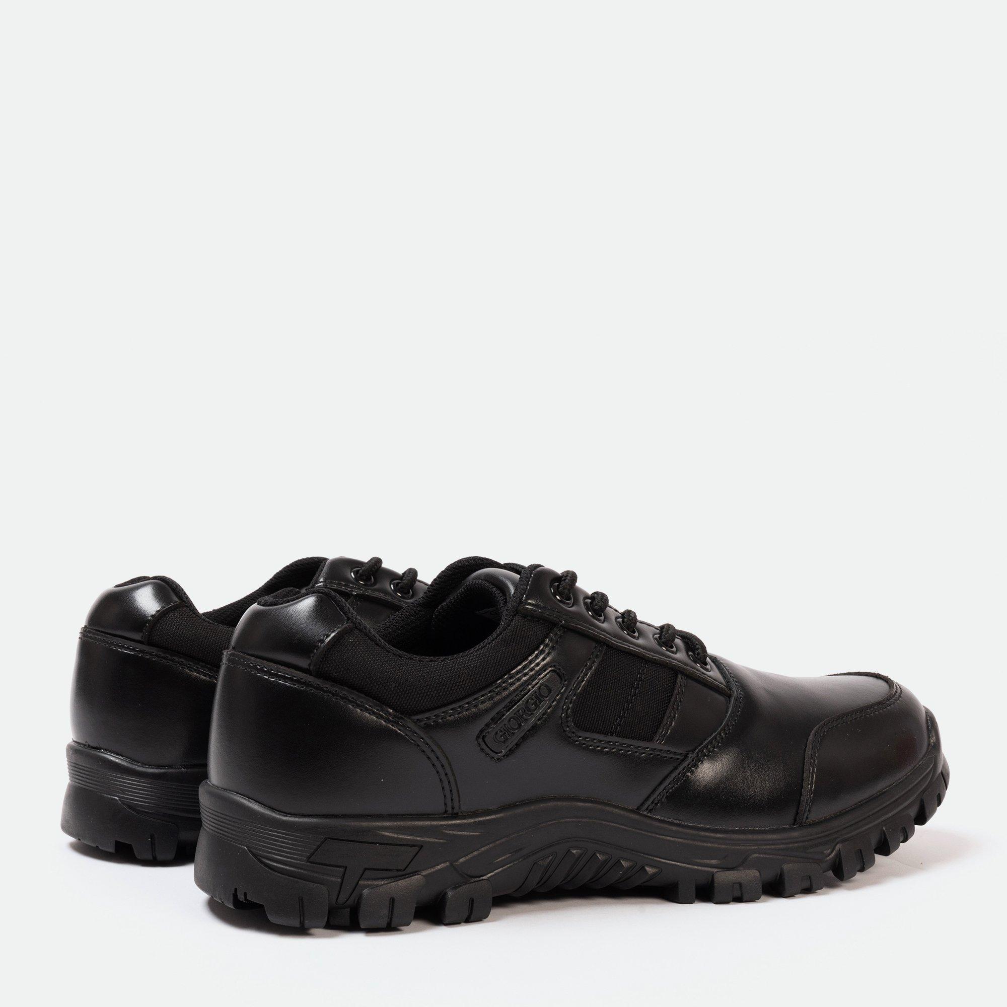 Black - Giorgio - Leather Mens shoes - 4