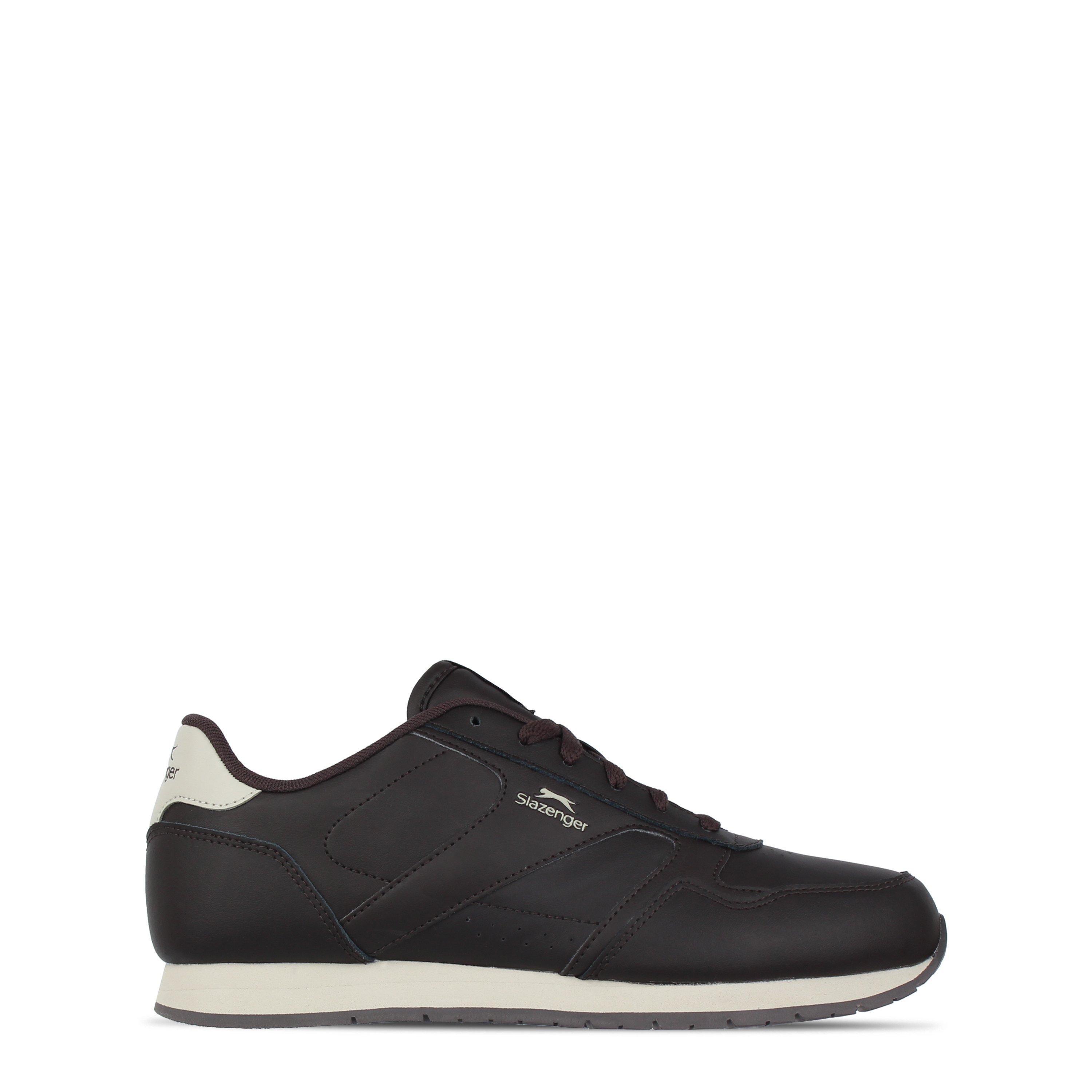 Slazenger Men's Classic Trainers - Brown/Chalk - 7 (41)