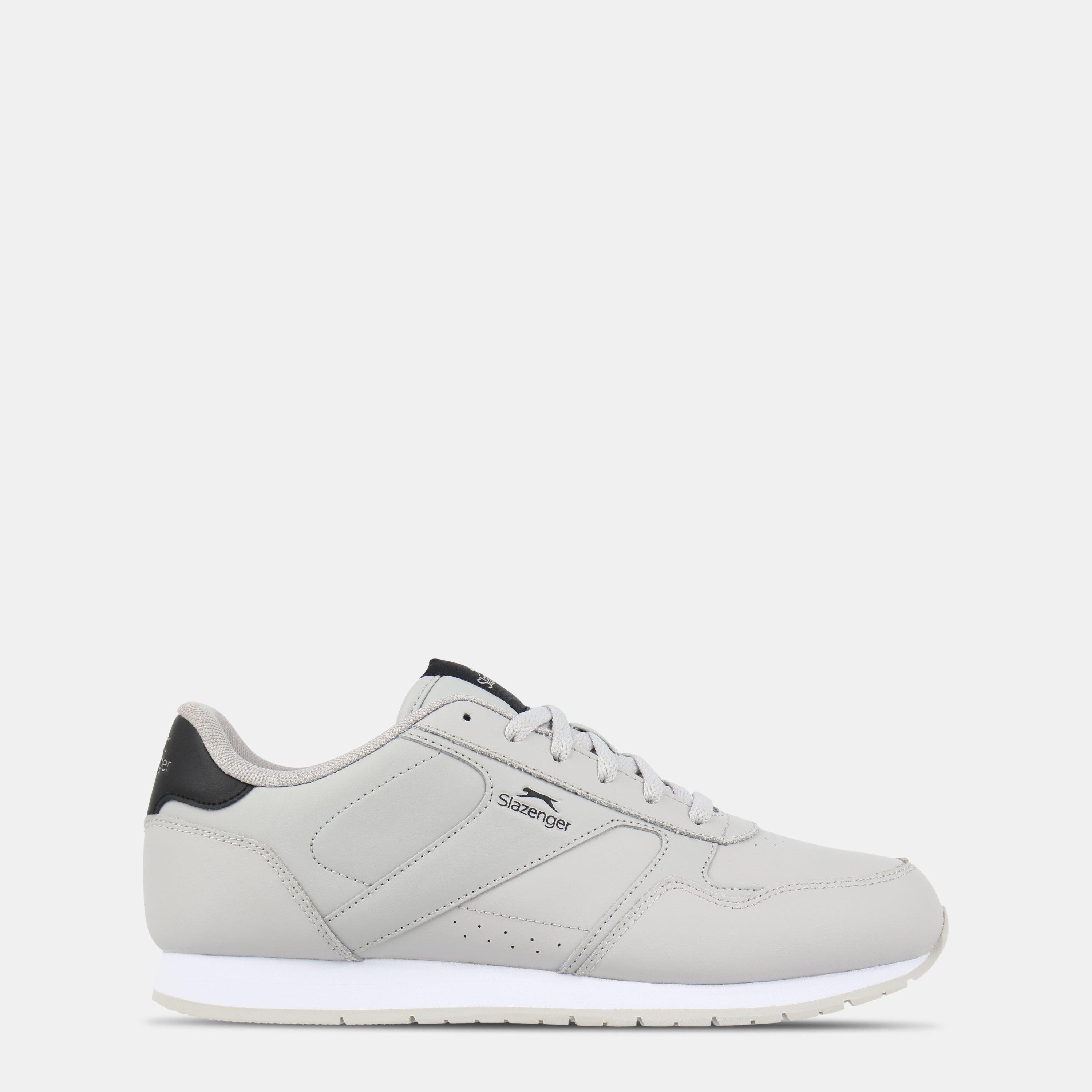 Slazenger Men's Classic Trainers - Grey/Blk/White - 10 (45)