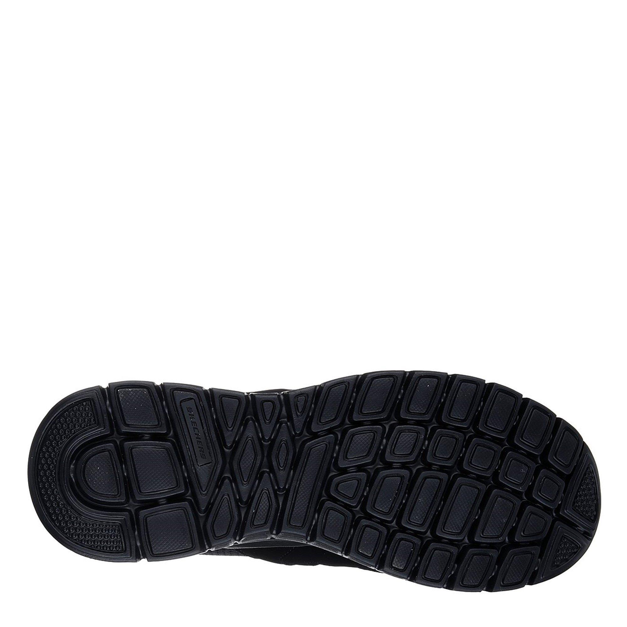 Black - Skechers - Flex Burns Agoura Trainers Mens - 4