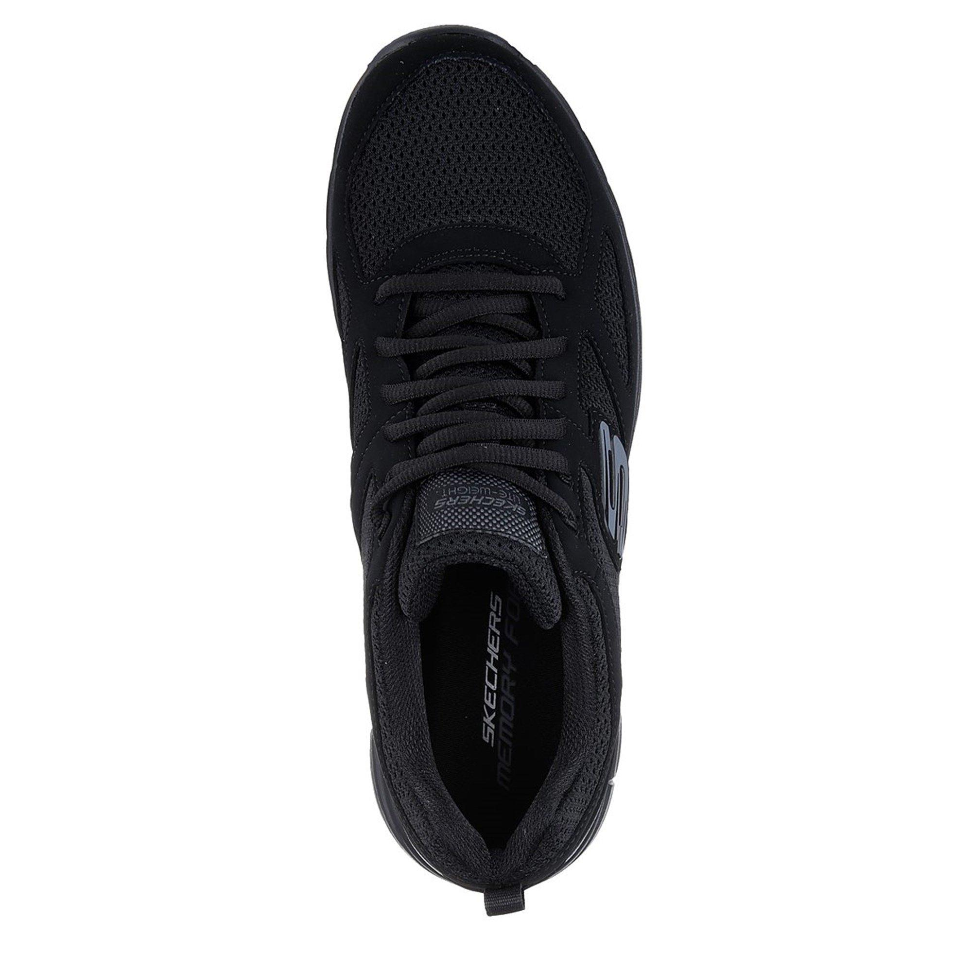 Black - Skechers - Flex Burns Agoura Trainers Mens - 5