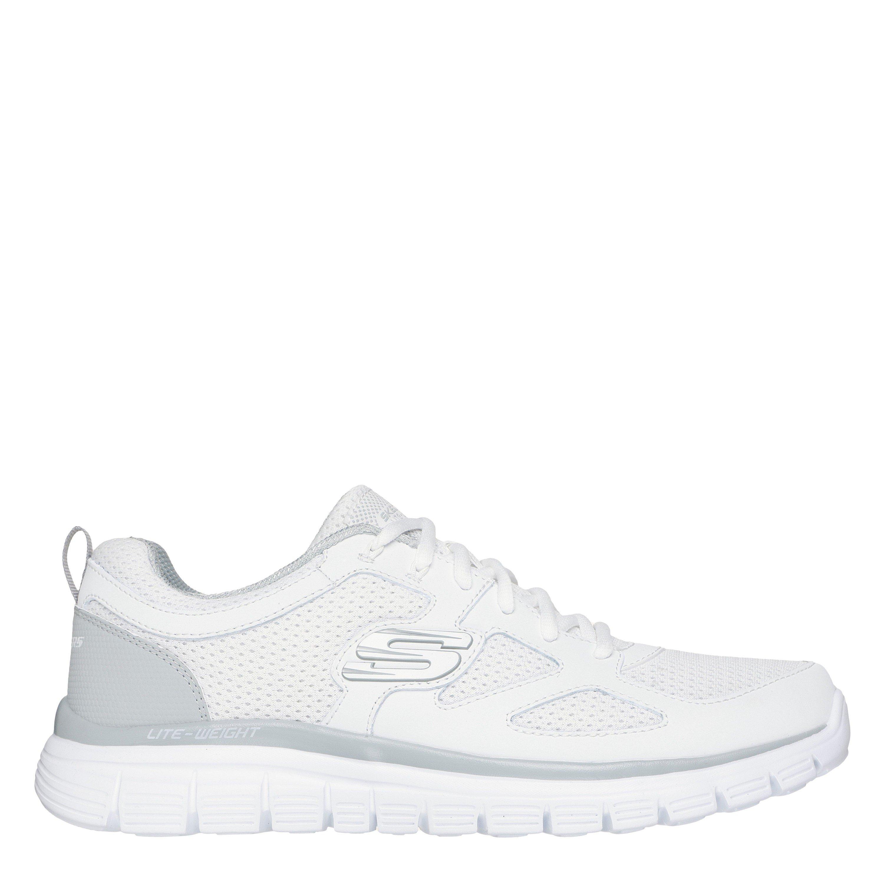 Skechers Men's Flex Burns Agoura Trainers - White - 8 (42)