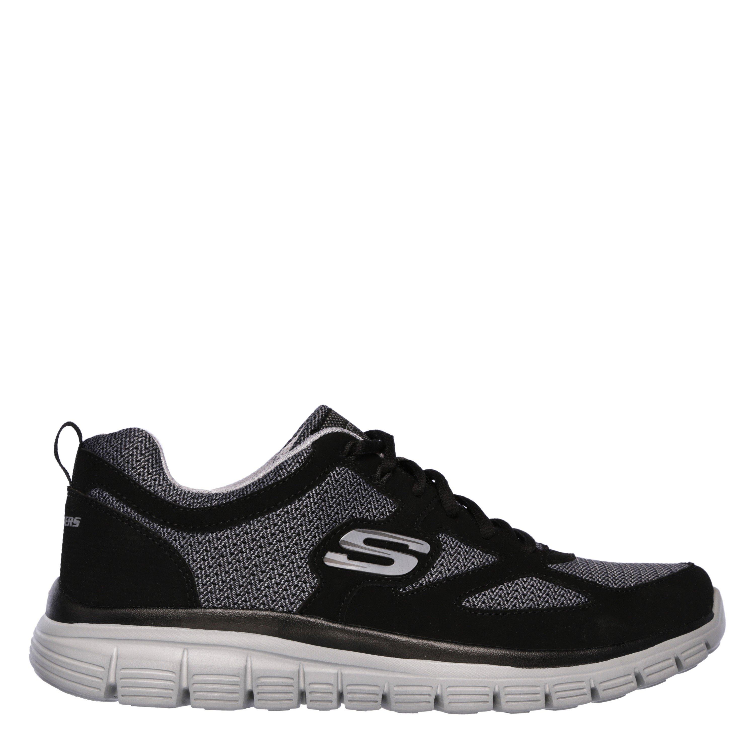 Nero/Grigio - Skechers - Flex Burns Agoura Trainers Mens - 3