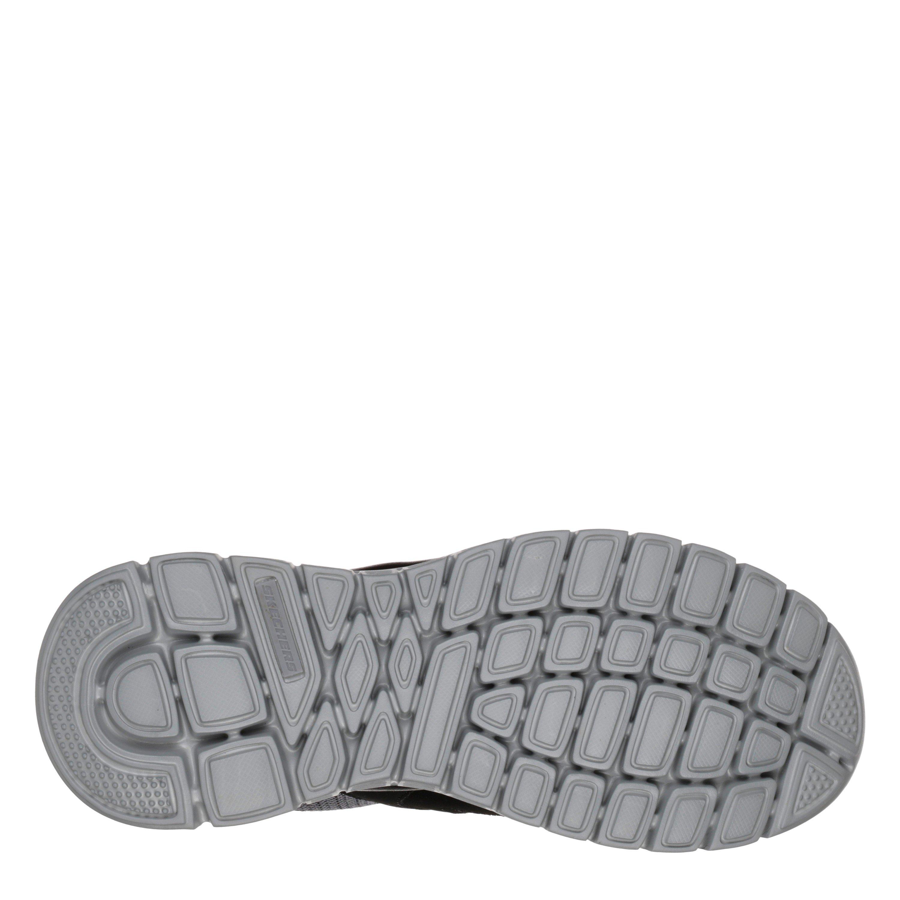 Nero/Grigio - Skechers - Flex Burns Agoura Trainers Mens - 5
