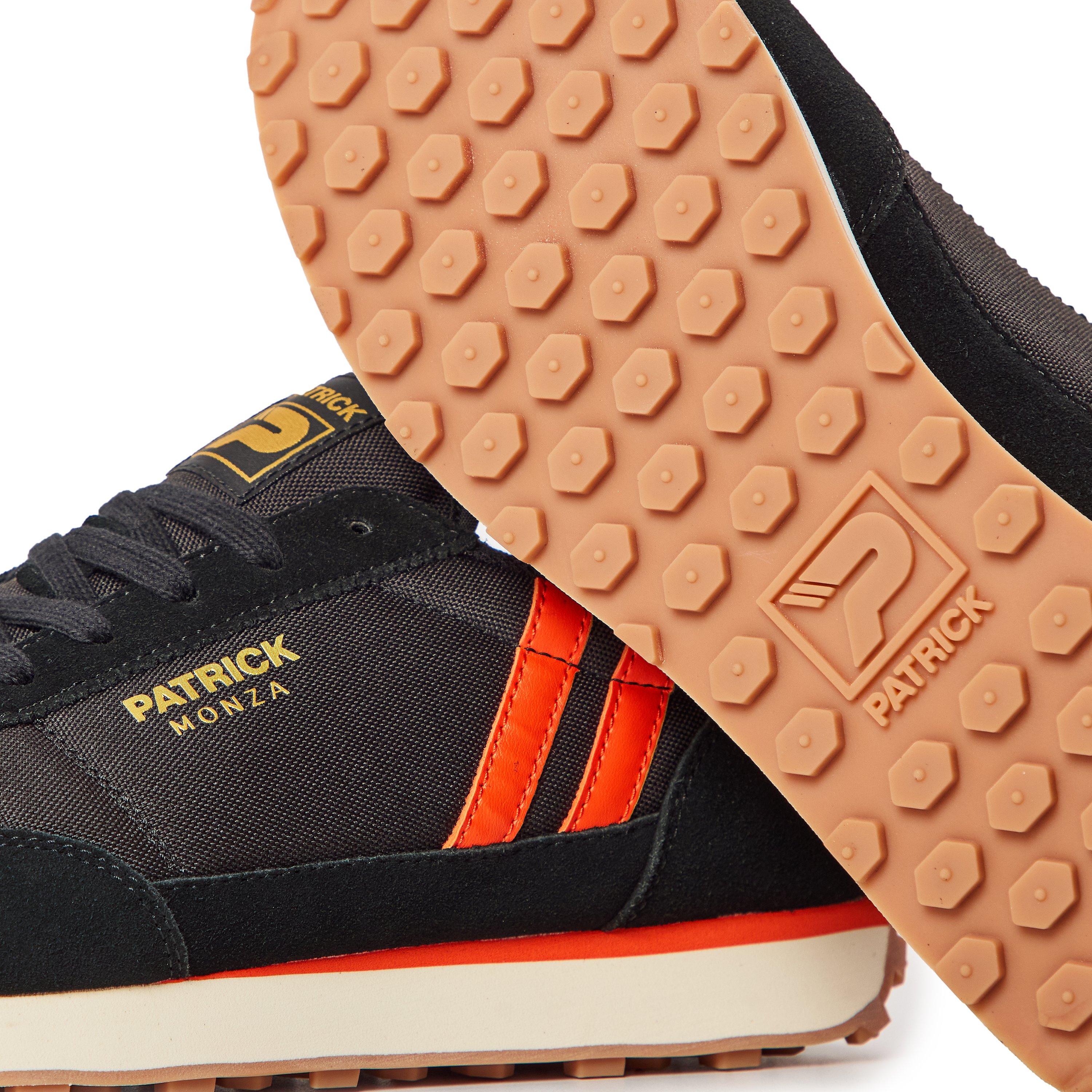 Schwarz/Orange - Patrick - Men's Heritage Low-Top Trainers - 3