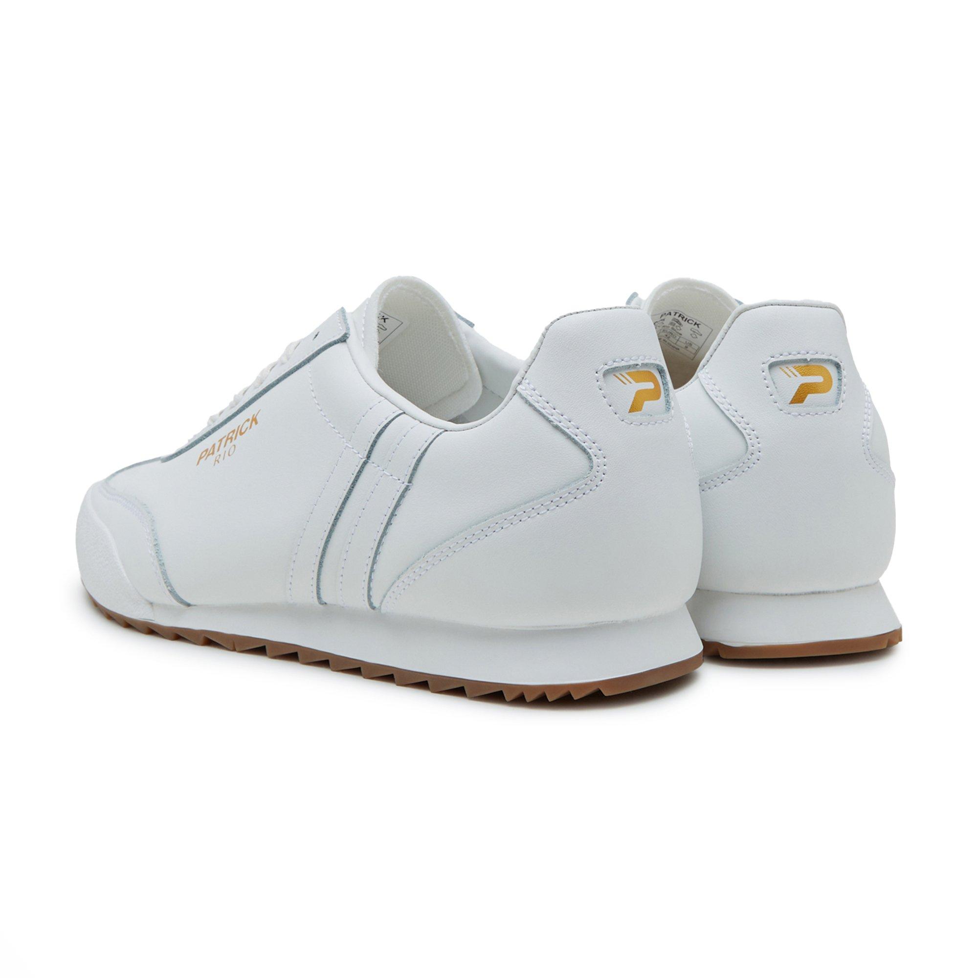 White - Patrick - Men's Rio Runner Heritage Low-Top Trainers - 3