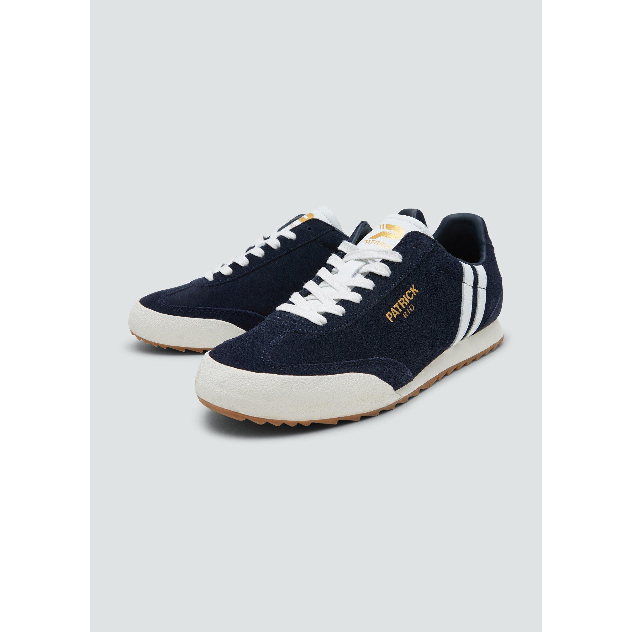 Navy/White - Patrick - Rio Runner Heritage Low-Top Trainers - 2