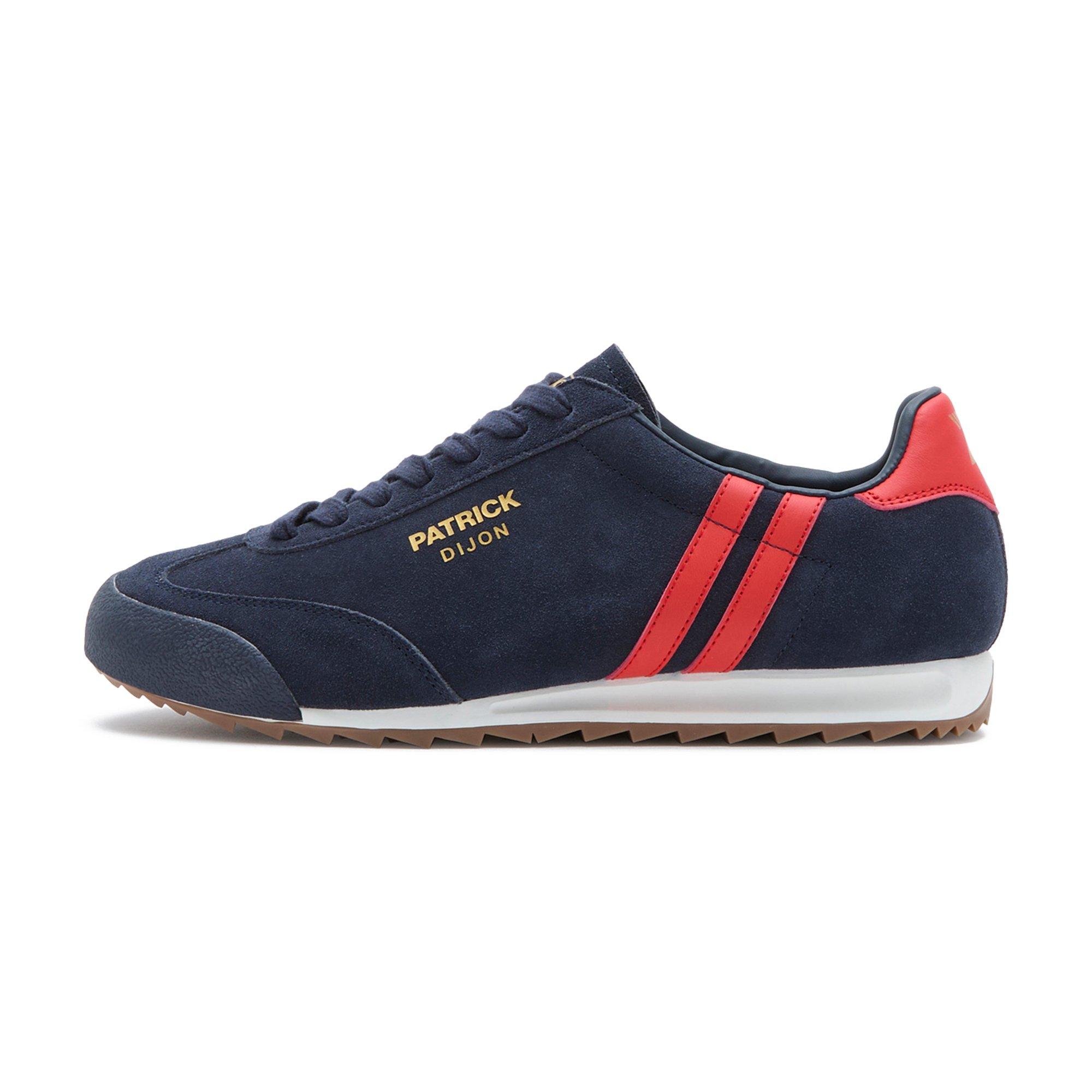 Patrick Men's Heritage Low-Top Trainers - Navy/Red - 9 (43)