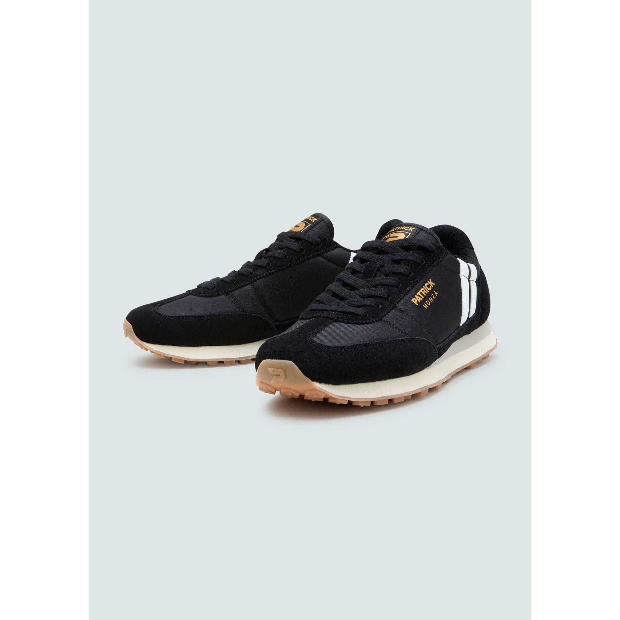 Black/White - Patrick - Monza Heritage Low-Top Trainers - 2