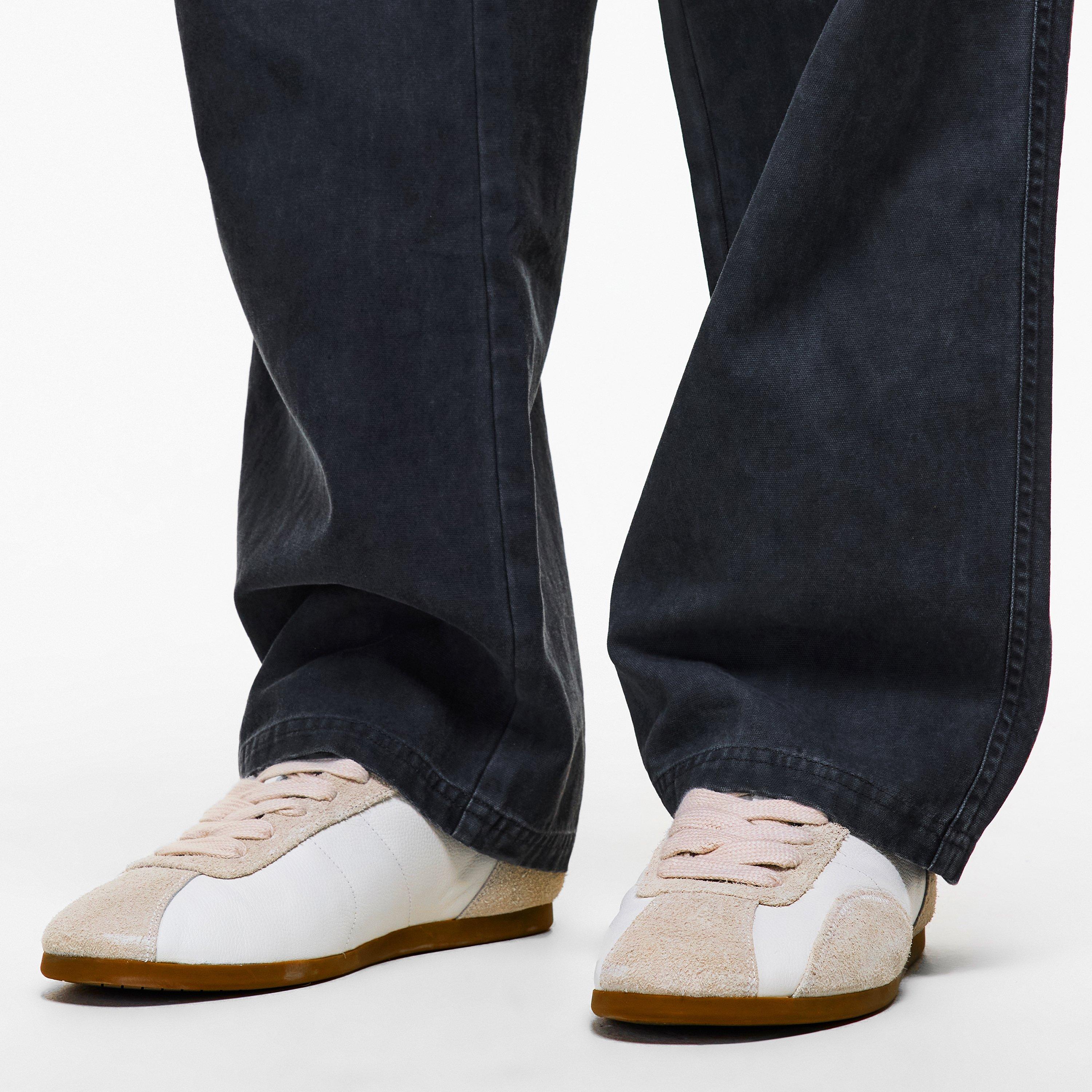 White/Grey - Represent - Men's Heritage Low-Top Trainers - 3