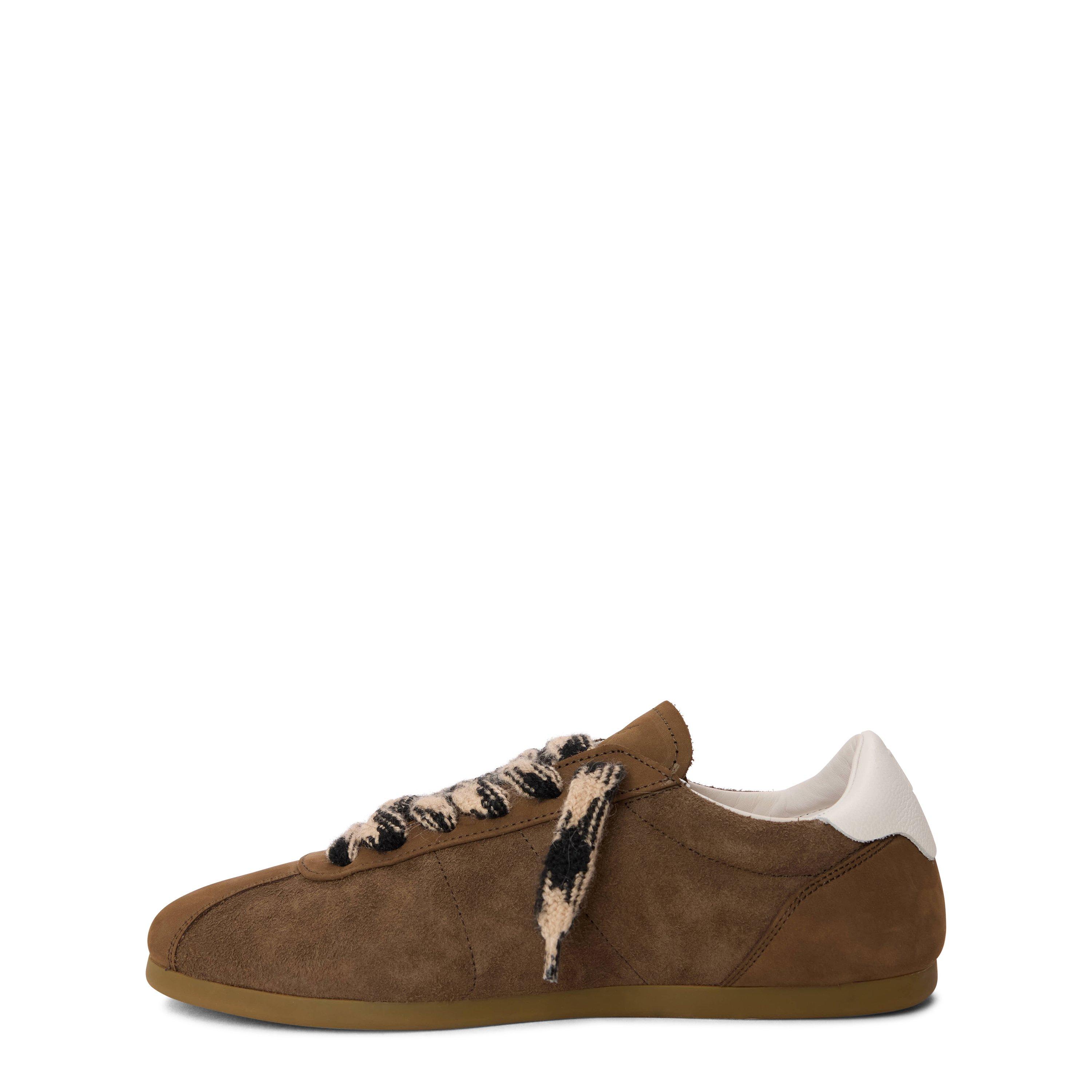 Brown - Represent - Men's Heritage Low-Top Trainers - 2