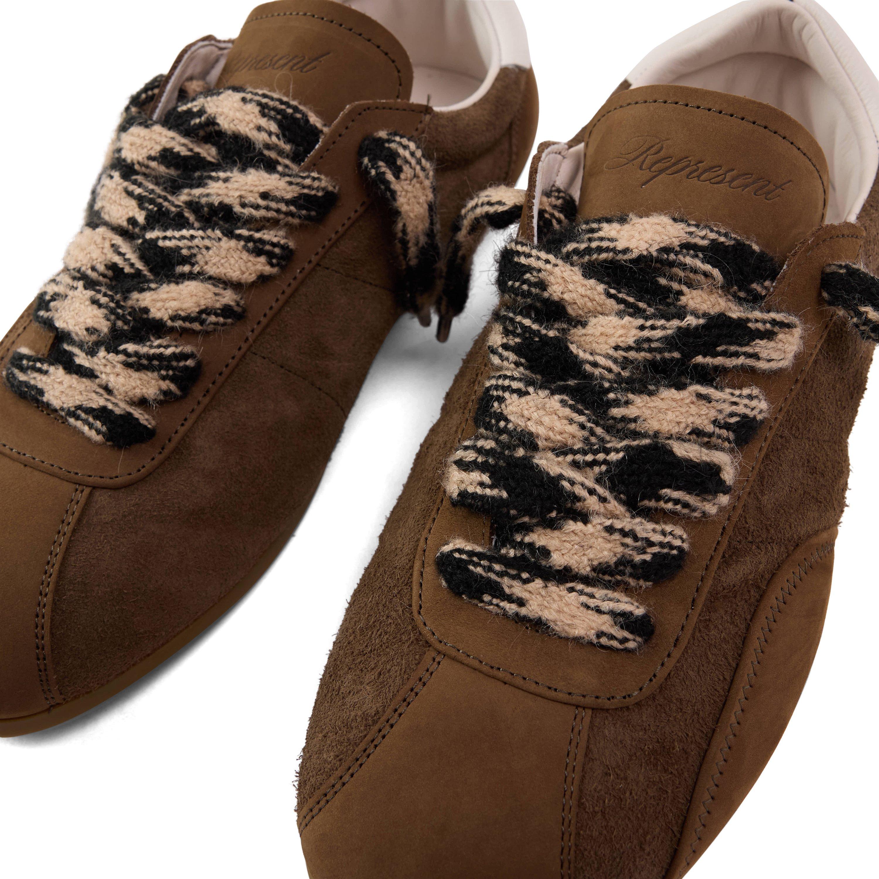 Brown - Represent - Men's Heritage Low-Top Trainers - 3