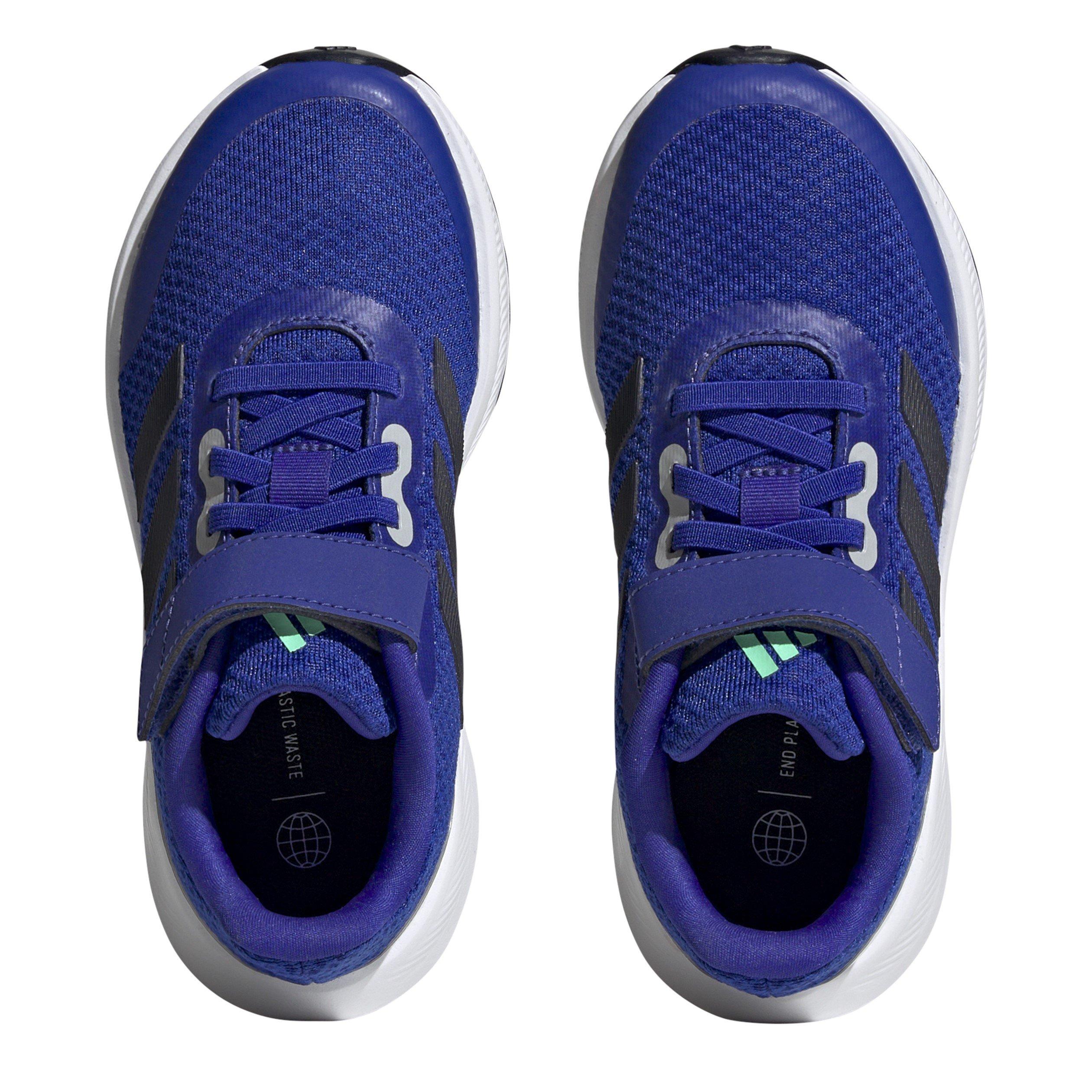 Lucid Blue/Lege - adidas - Adults Runfalcon 3.0 Entry Road Running Shoe - 5