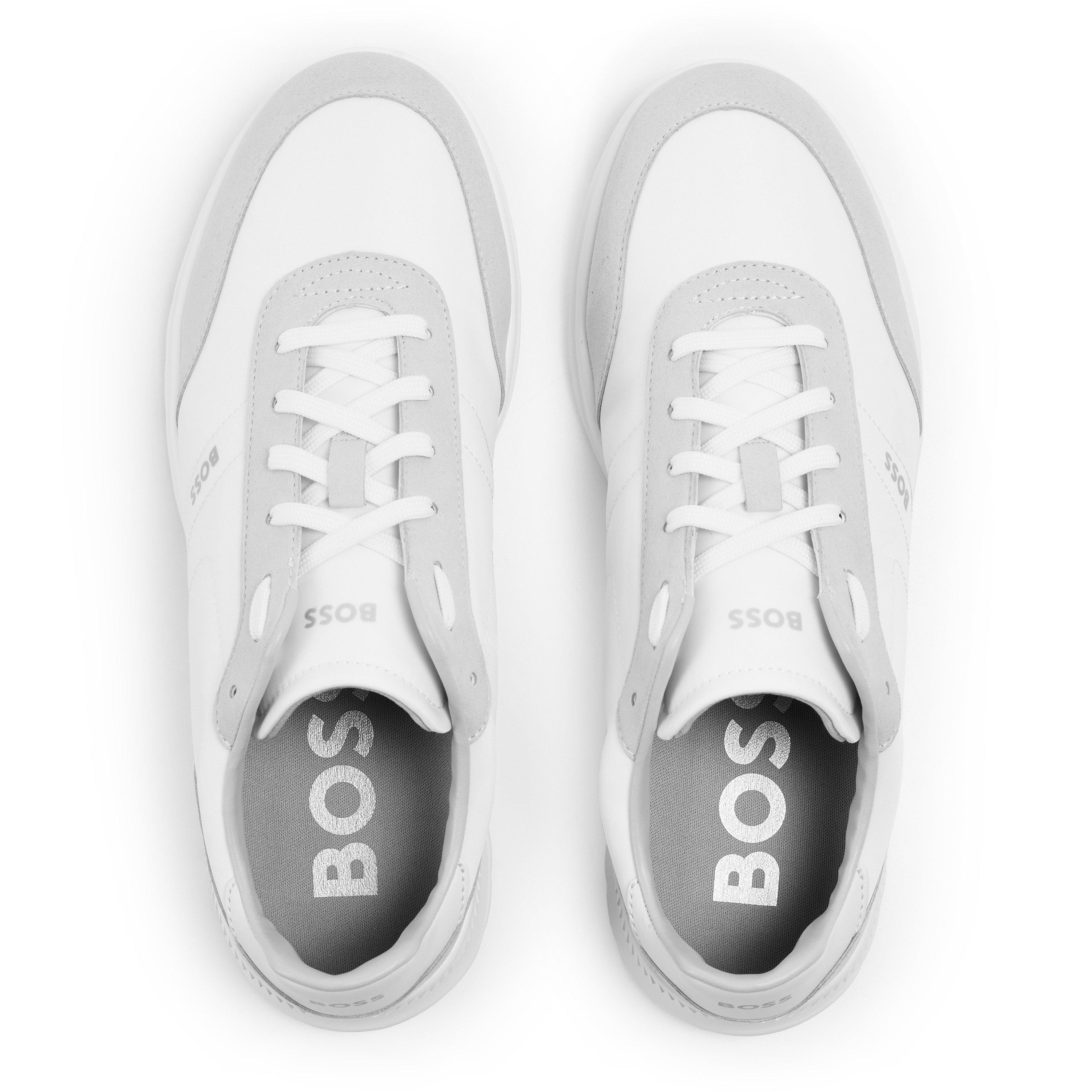 White - Boss - Men's Extreme Runn Classic Low-Top Trainers - 4