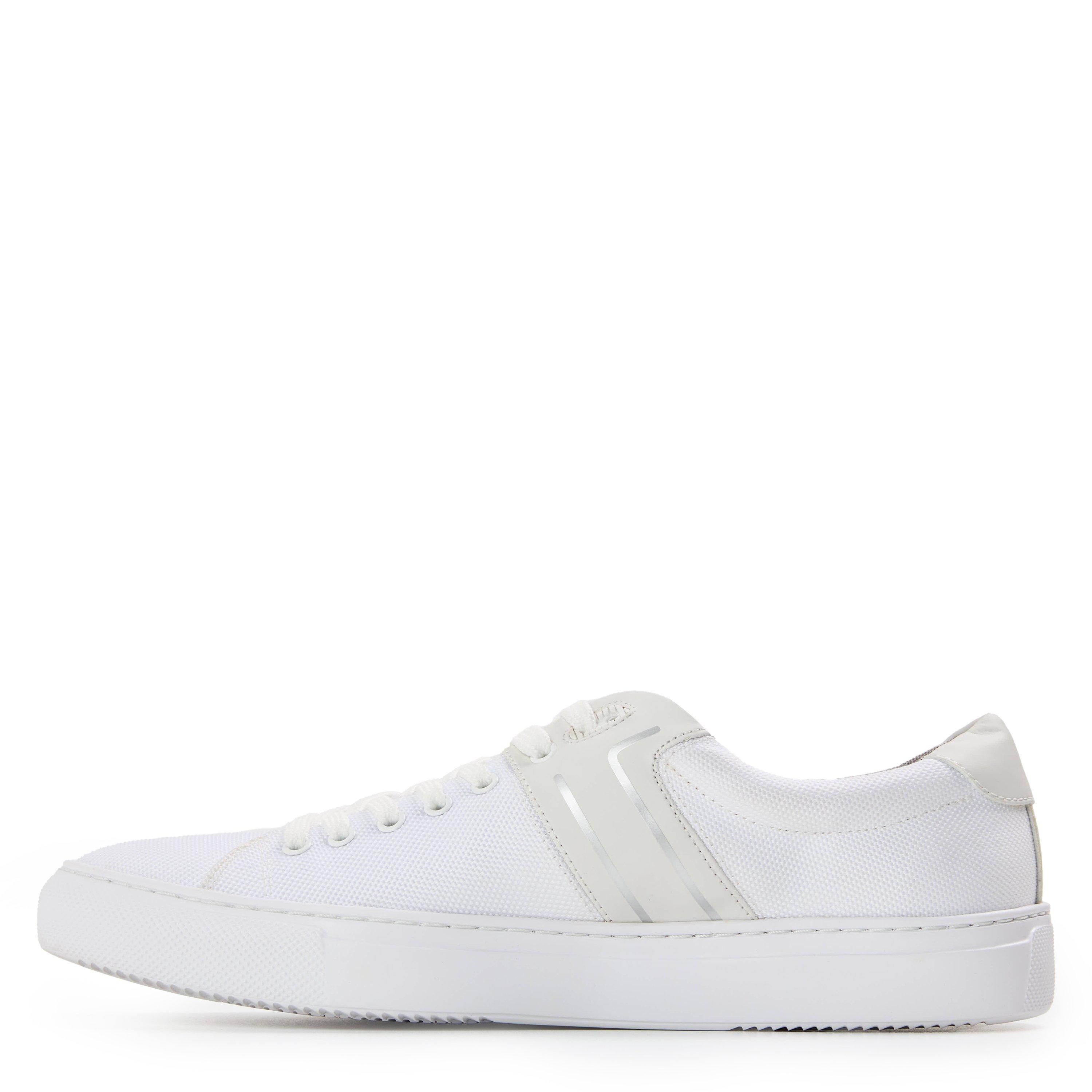 White - Boss - Men's Enlight Tenn Classic Low-Top Trainers - 2