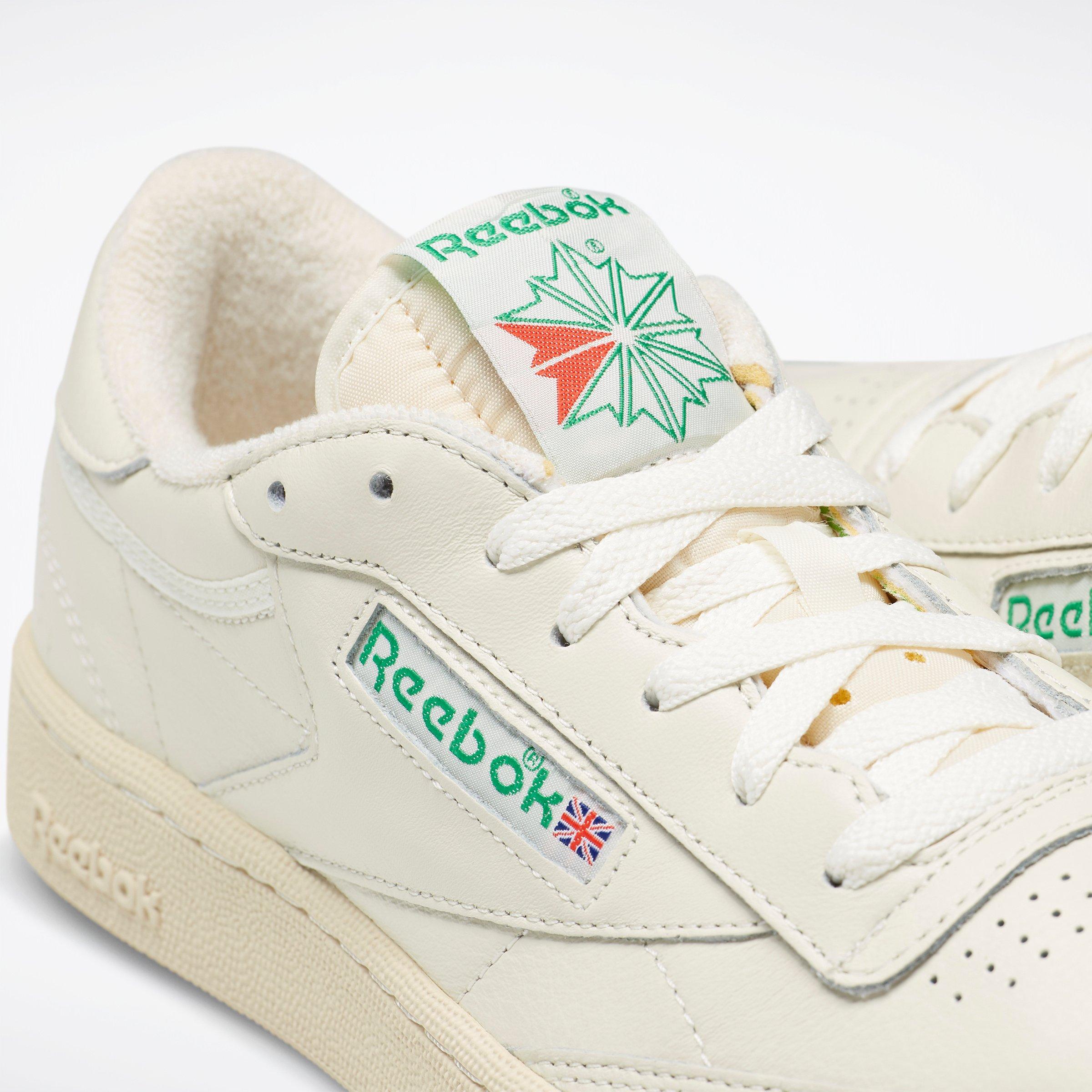 Off White - Reebok - Men's Club C 85 Low-Top Trainers - 5