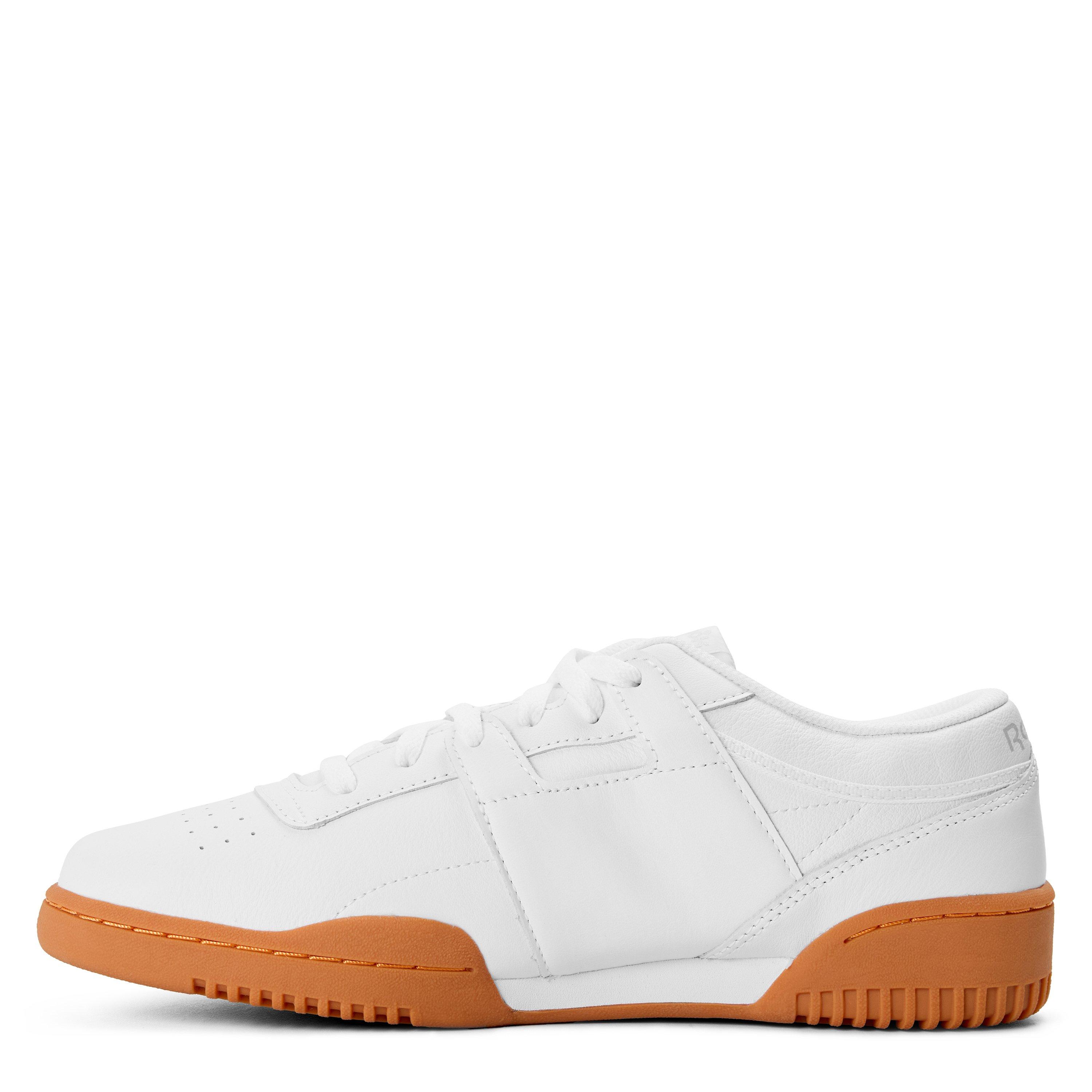 White/Gum - Reebok - Men's Workout Clean Low-Top Trainers - 2