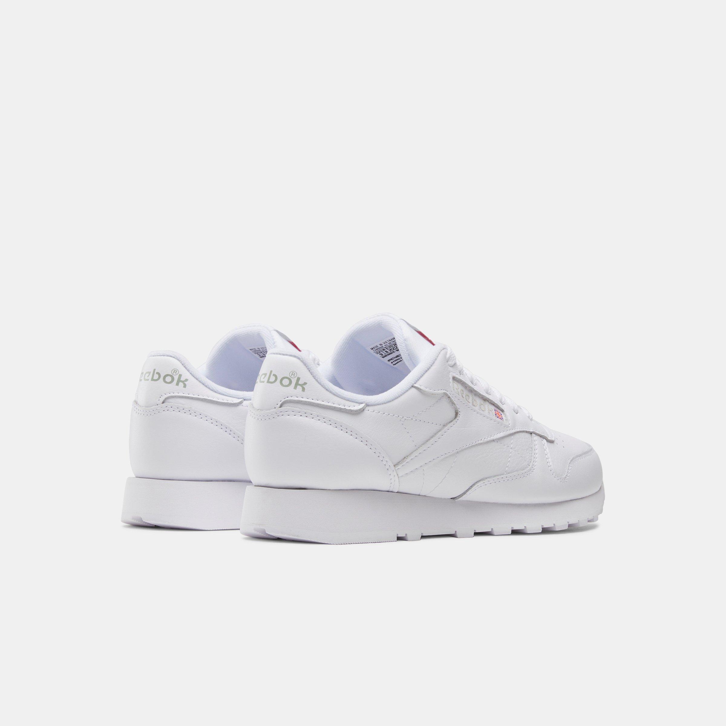 White - Reebok - Reebok Classic Leather/Cblack/Cblack/Pugry - 2