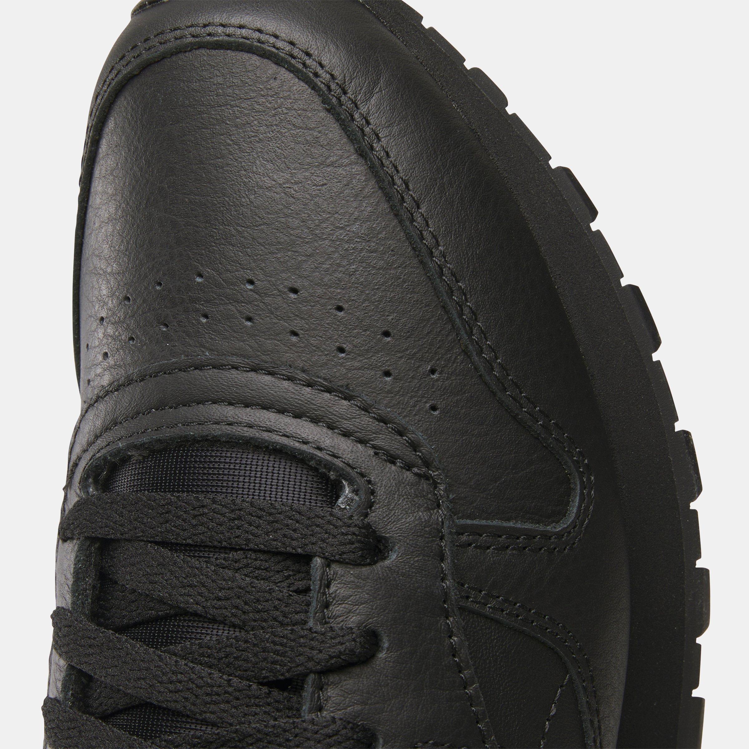 Black - Reebok - Reebok Classic Leather/Cblack/Cblack/Pugry - 7