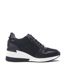 Moda in Pelle Brookie Porvair Wedge Trainers