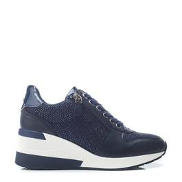 Moda in Pelle Brookie Porvair Wedge Trainers