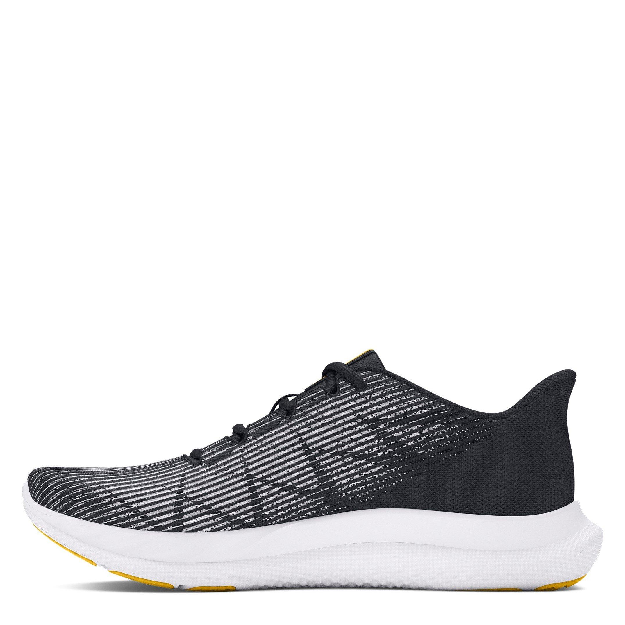 Black/Blk/Taxi - Under Armour - Speed Swift Mens Shoes - 2