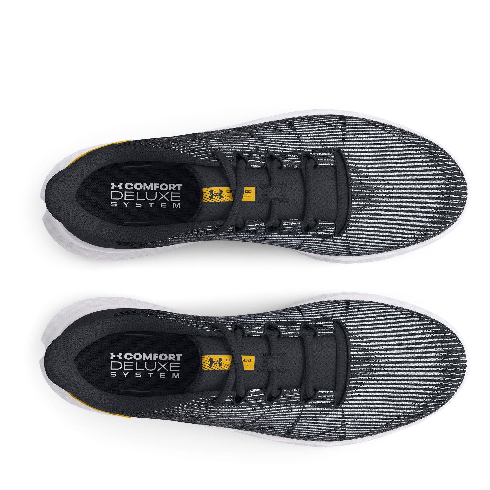 Black/Blk/Taxi - Under Armour - Speed Swift Mens Shoes - 4