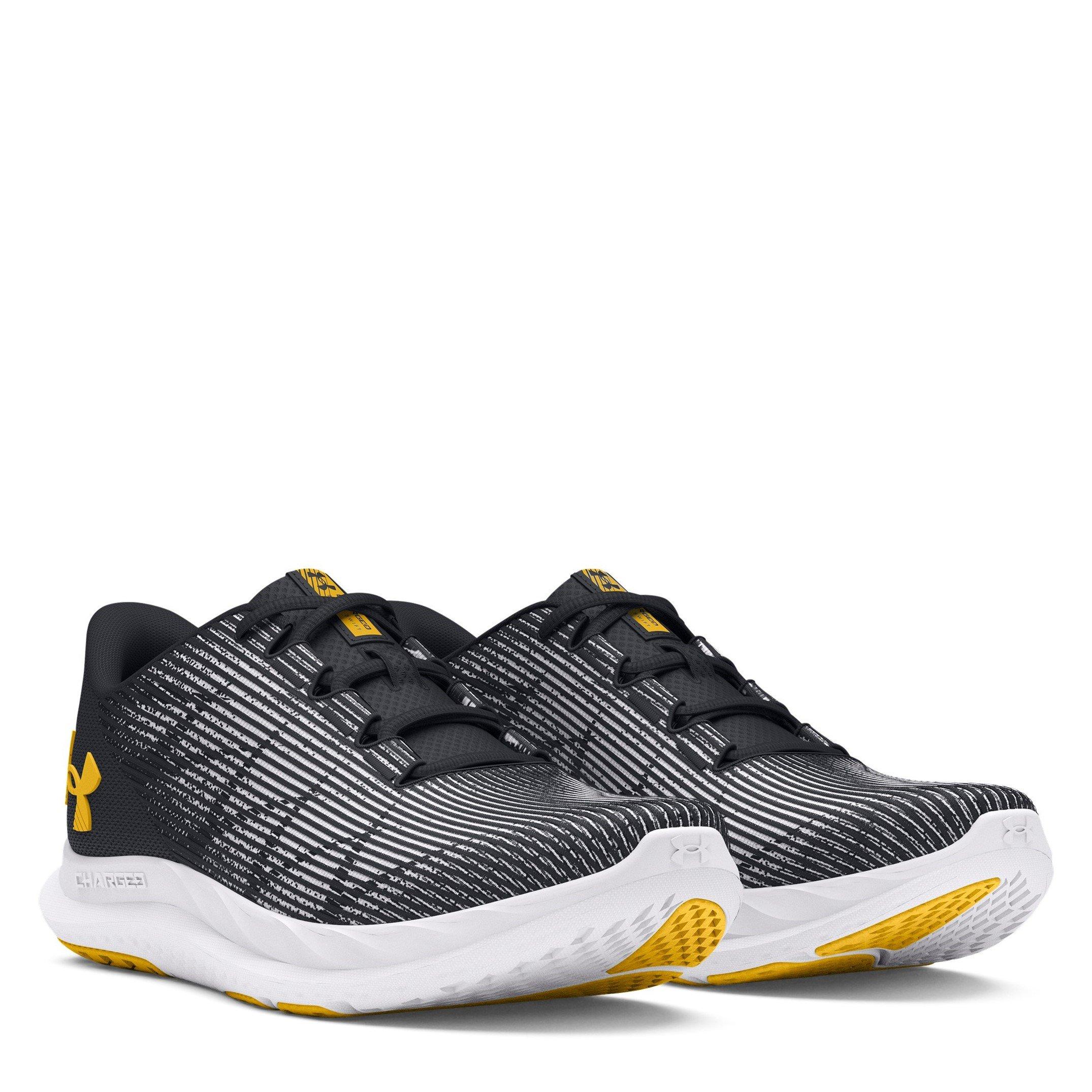 Black/Blk/Taxi - Under Armour - Speed Swift Mens Shoes - 5