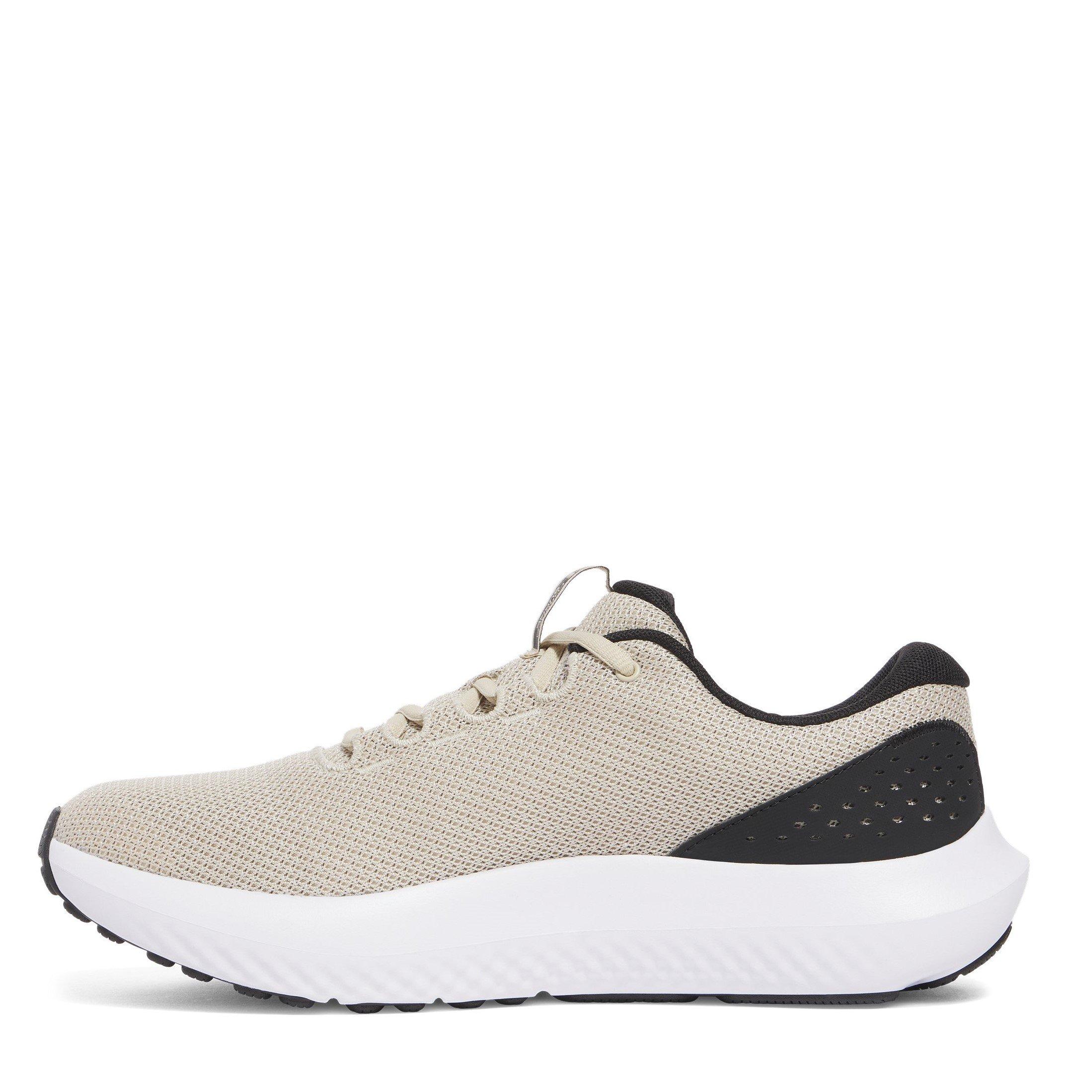 Khaki/Blk/Black - Under Armour - Charged Surge 4 Mens Running Shoes - 2