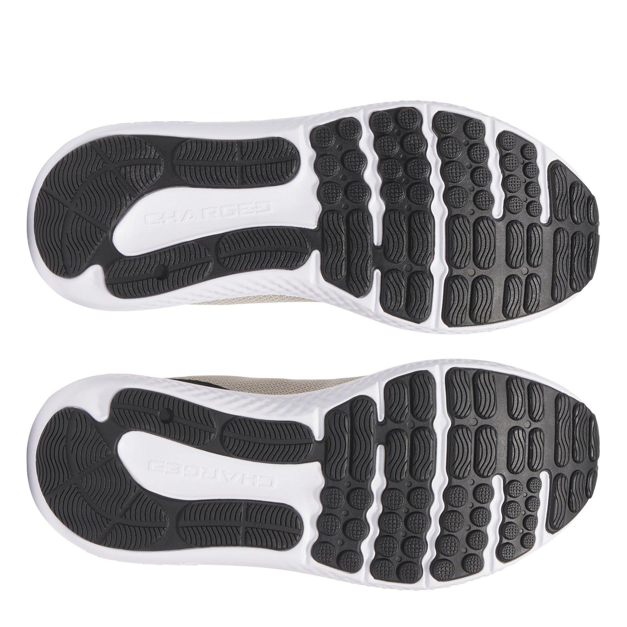 Khaki/Blk/Black - Under Armour - Charged Surge 4 Mens Running Shoes - 3