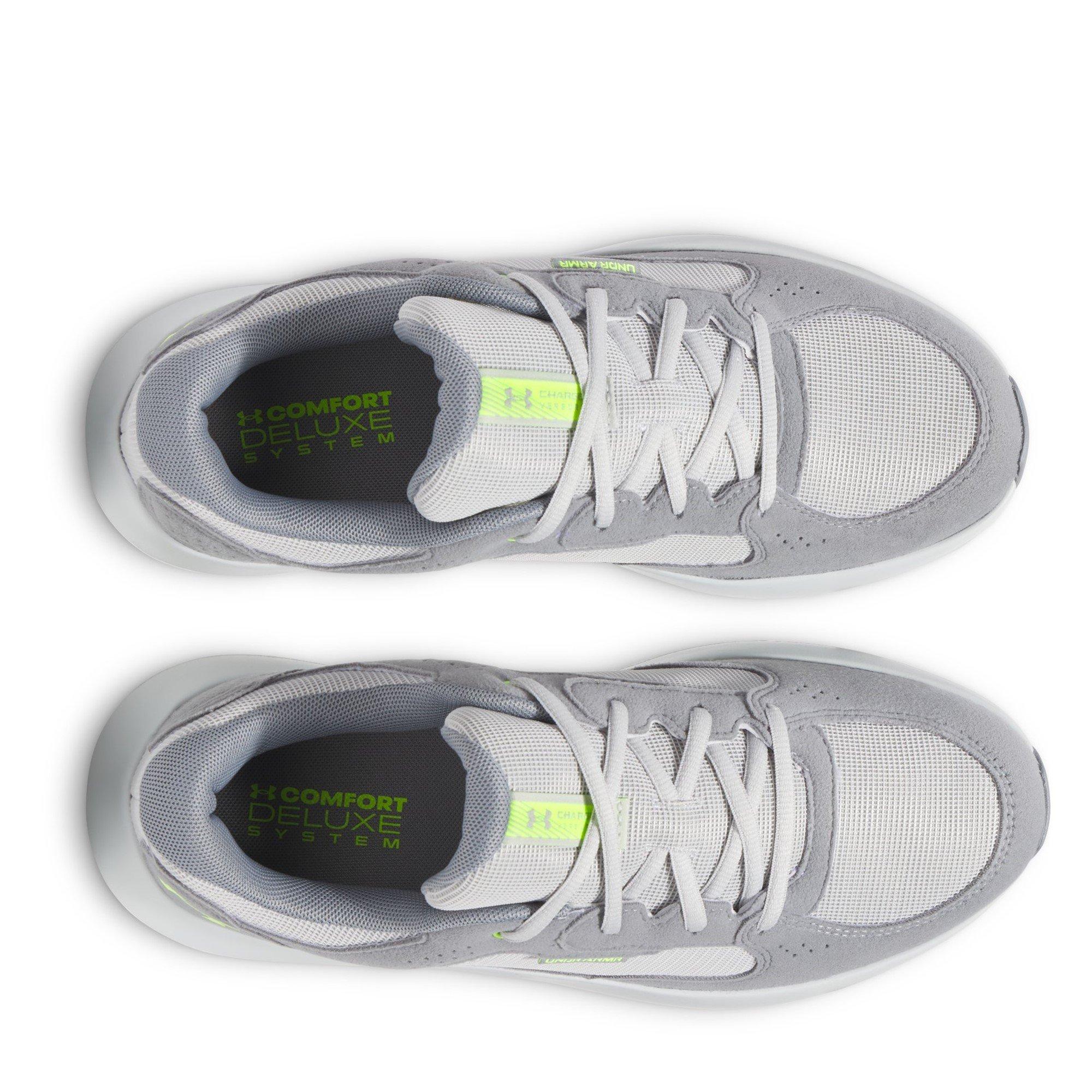 GraySteel/Yell - Under Armour - Charged Versurge Mens Running Shoes - 4