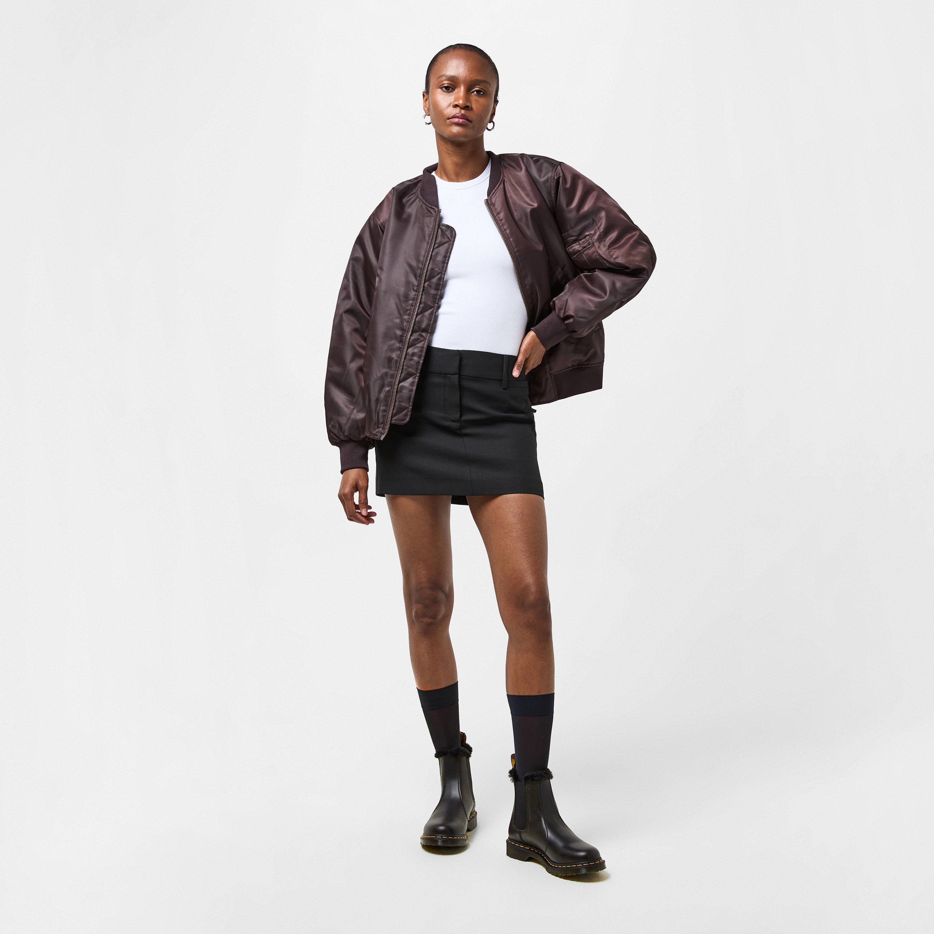 Dark Grey - Dr Martens - 2976 Leonore Fur Lined Chelsea Boot - 6