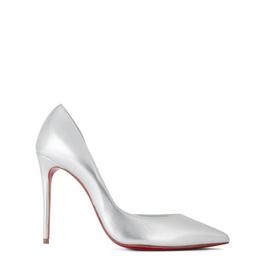 Christian Louboutin Iriza 100mm Metallic Leather Pumps