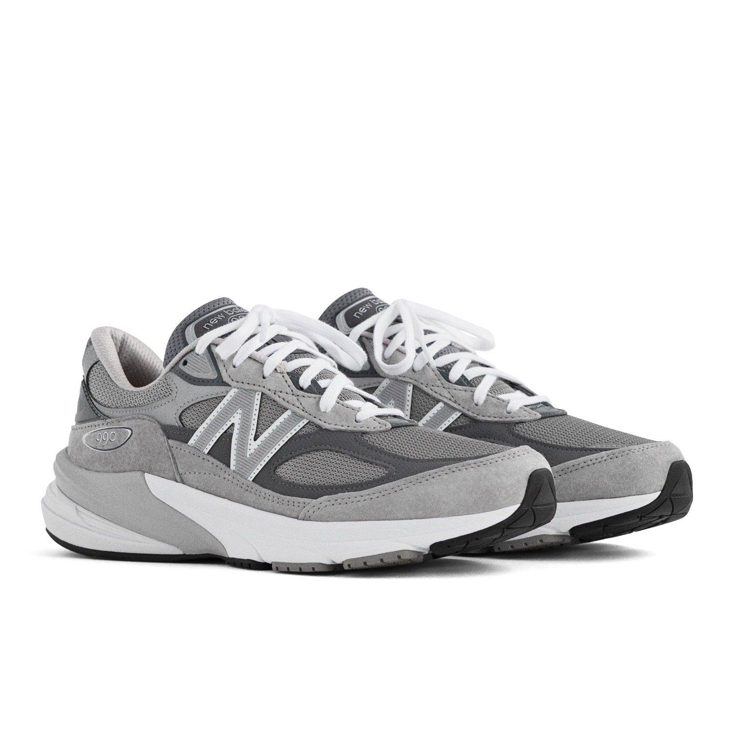 Grey - New Balance - Made In The Usa 990v6 Trainers - 4