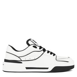 Dolce and Gabbana Calfskin Nappa New Roma Sneakers