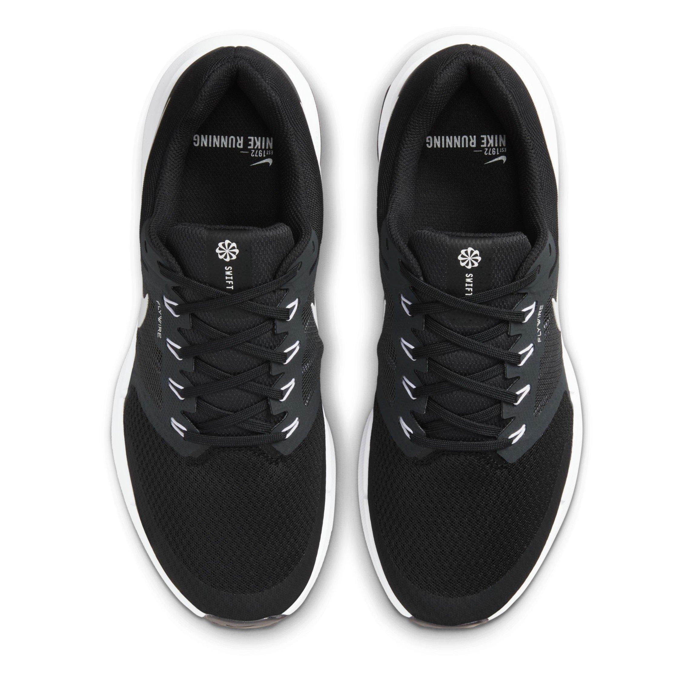 Blk/Wht-Grey - Nike - Run Swift 3 Mens Running Shoes - 5