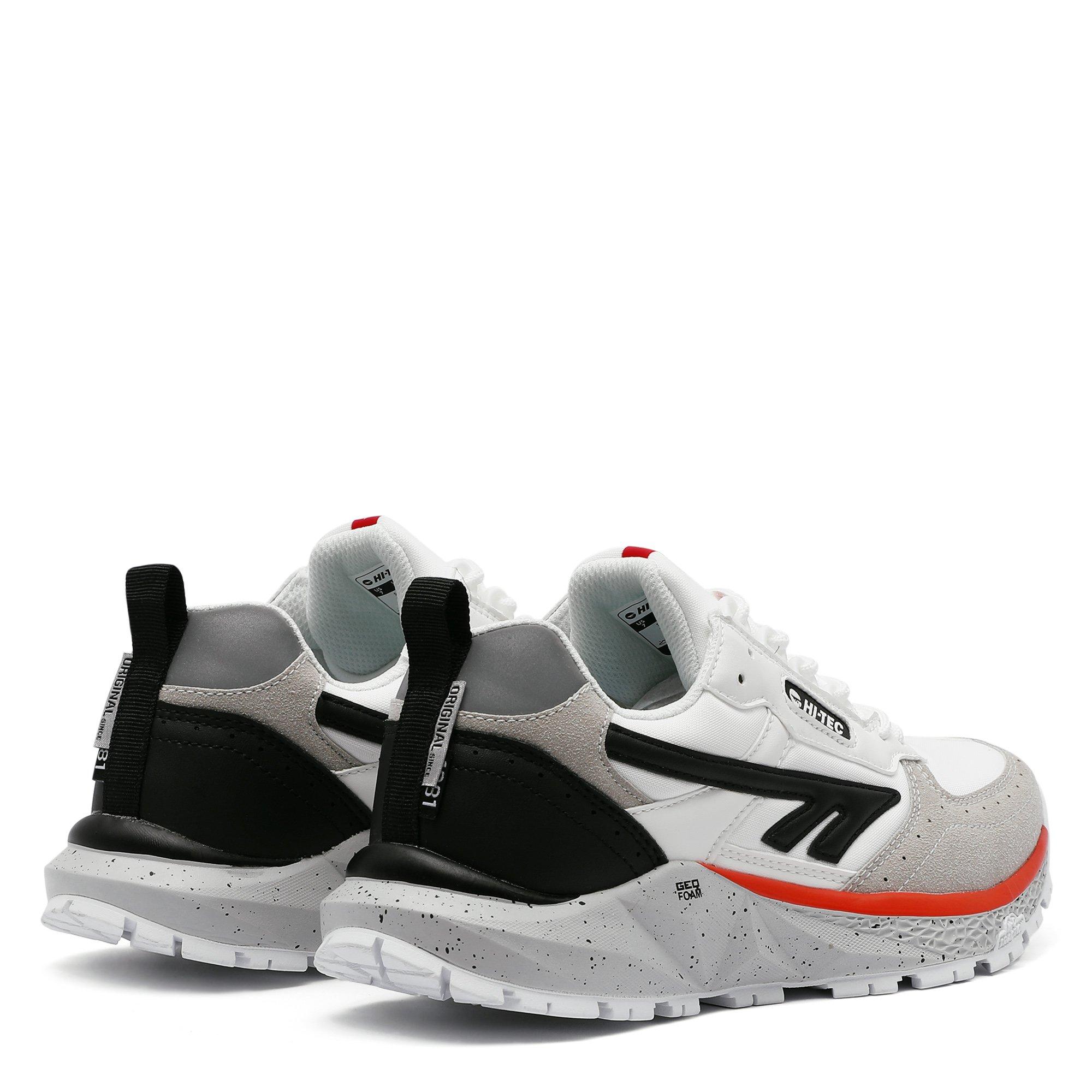 Gry/Wht/RdOg/Bk - Hi Tec - HiTec Silver Shadow Trainers Mens - 6