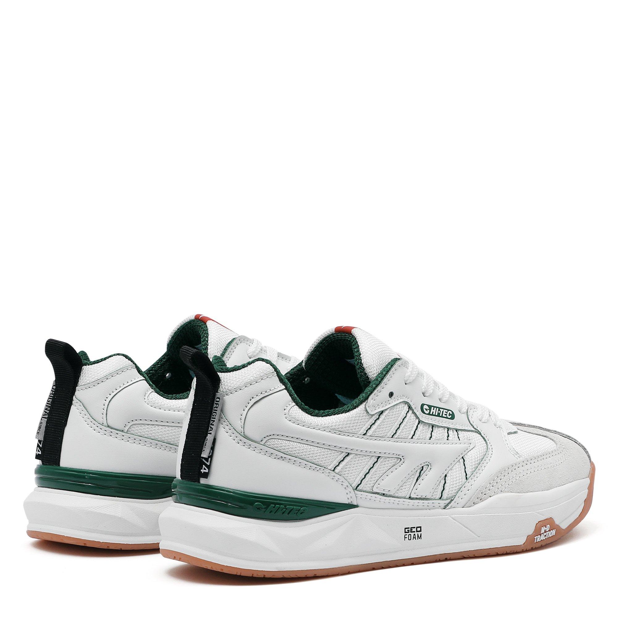 WHITE-COOL GREY - Hi Tec - Squash Classic OG Low Trainers Unisex Adults - 6