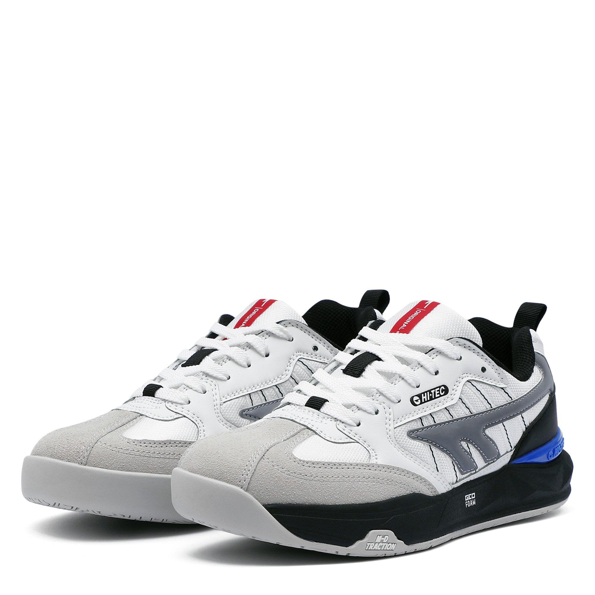 WHITE-BLACK-SUR - Hi Tec - HiTec Squash Classic Sportstyle Shoes Mens - 5