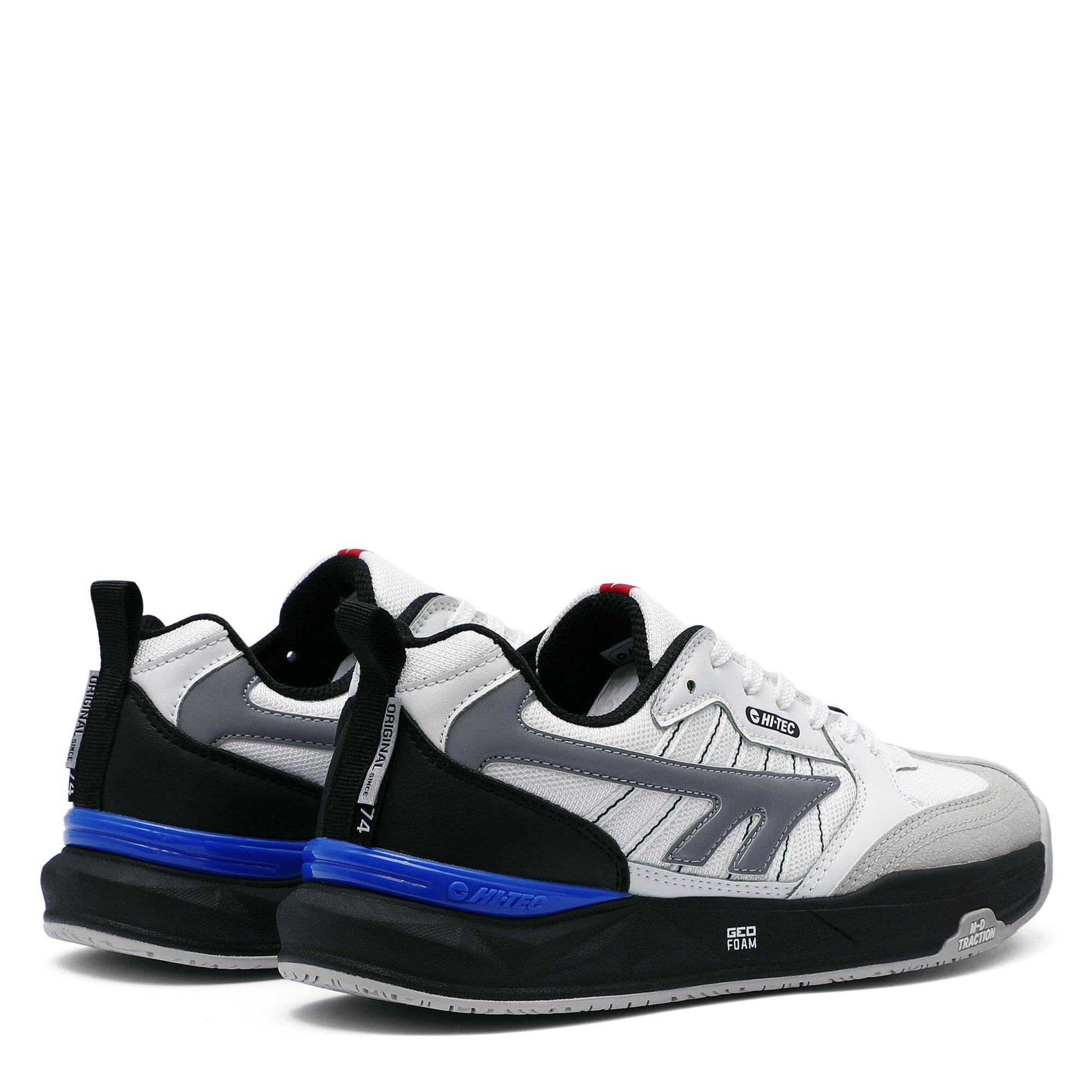 WHITE-BLACK-SUR - Hi Tec - HiTec Squash Classic Sportstyle Shoes Mens - 6