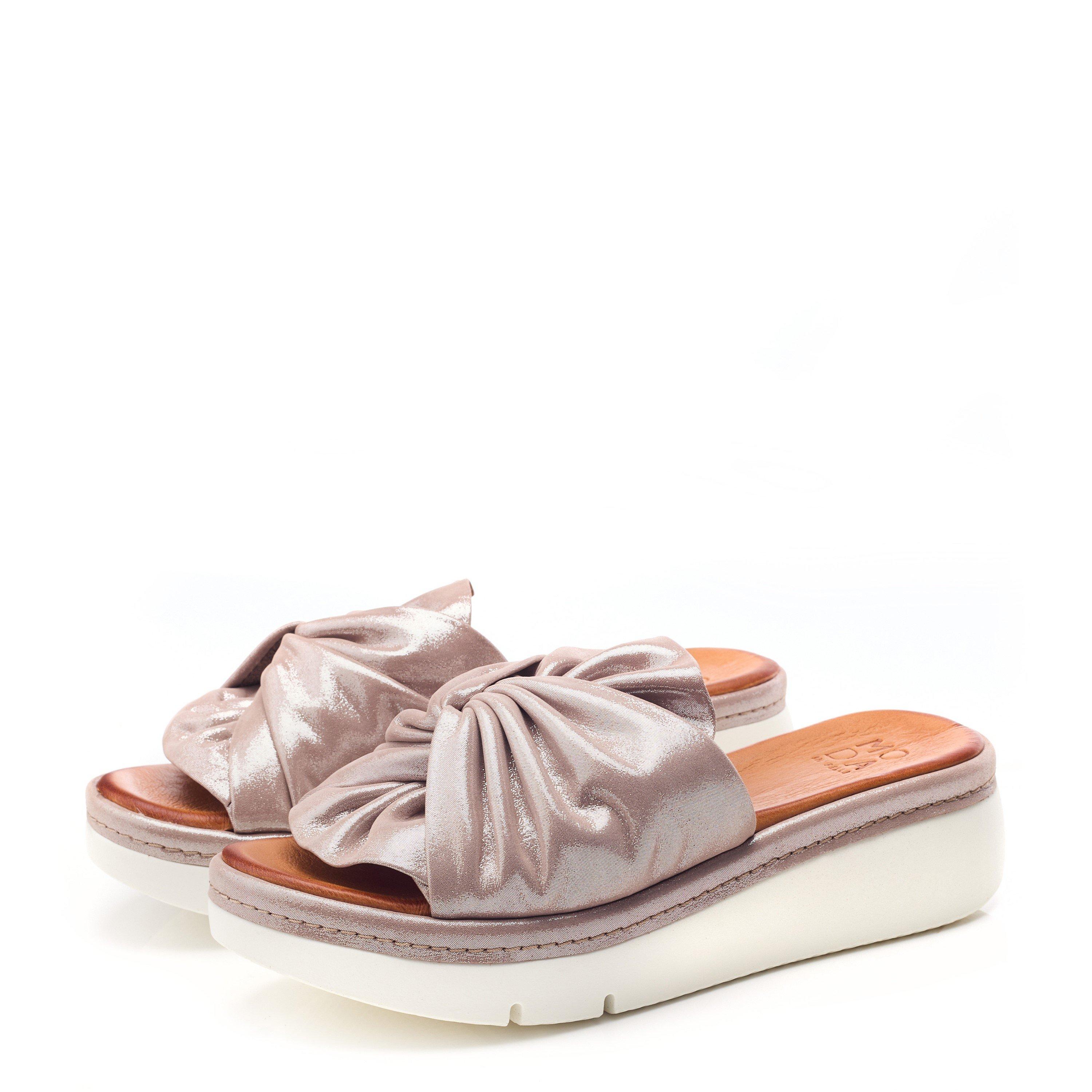 Ouro Rosa - Moda in Pelle - Women's Ollin Flatform Sandals - 2