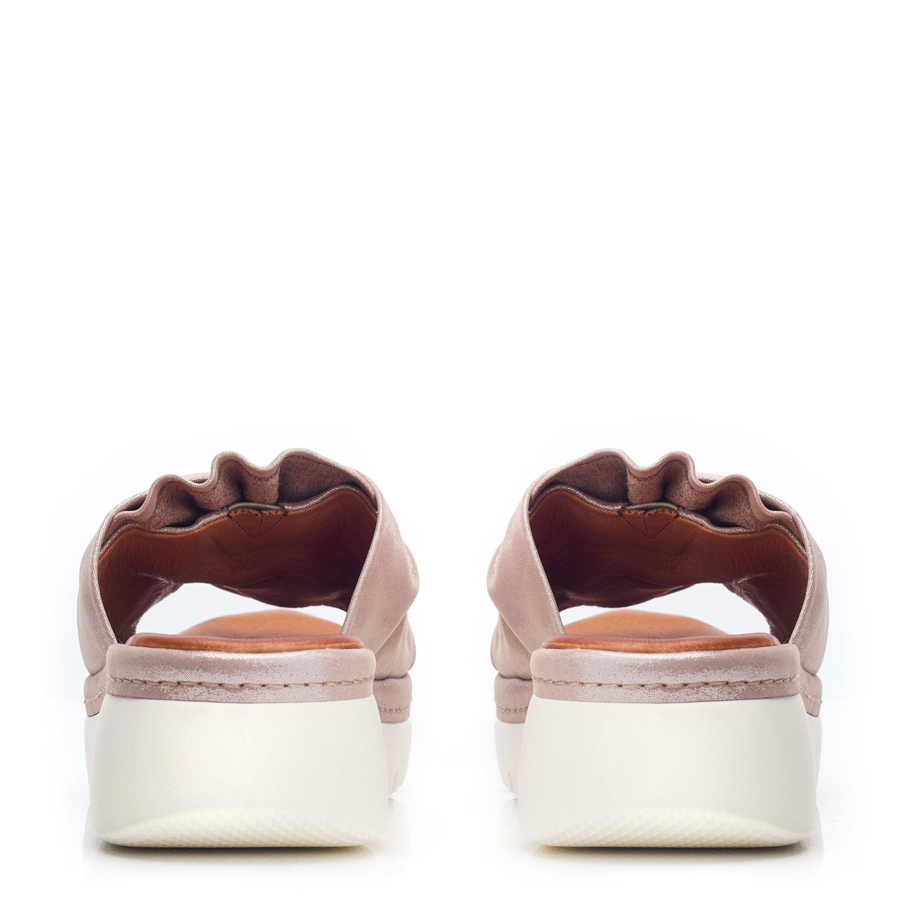 Ouro Rosa - Moda in Pelle - Women's Ollin Flatform Sandals - 3