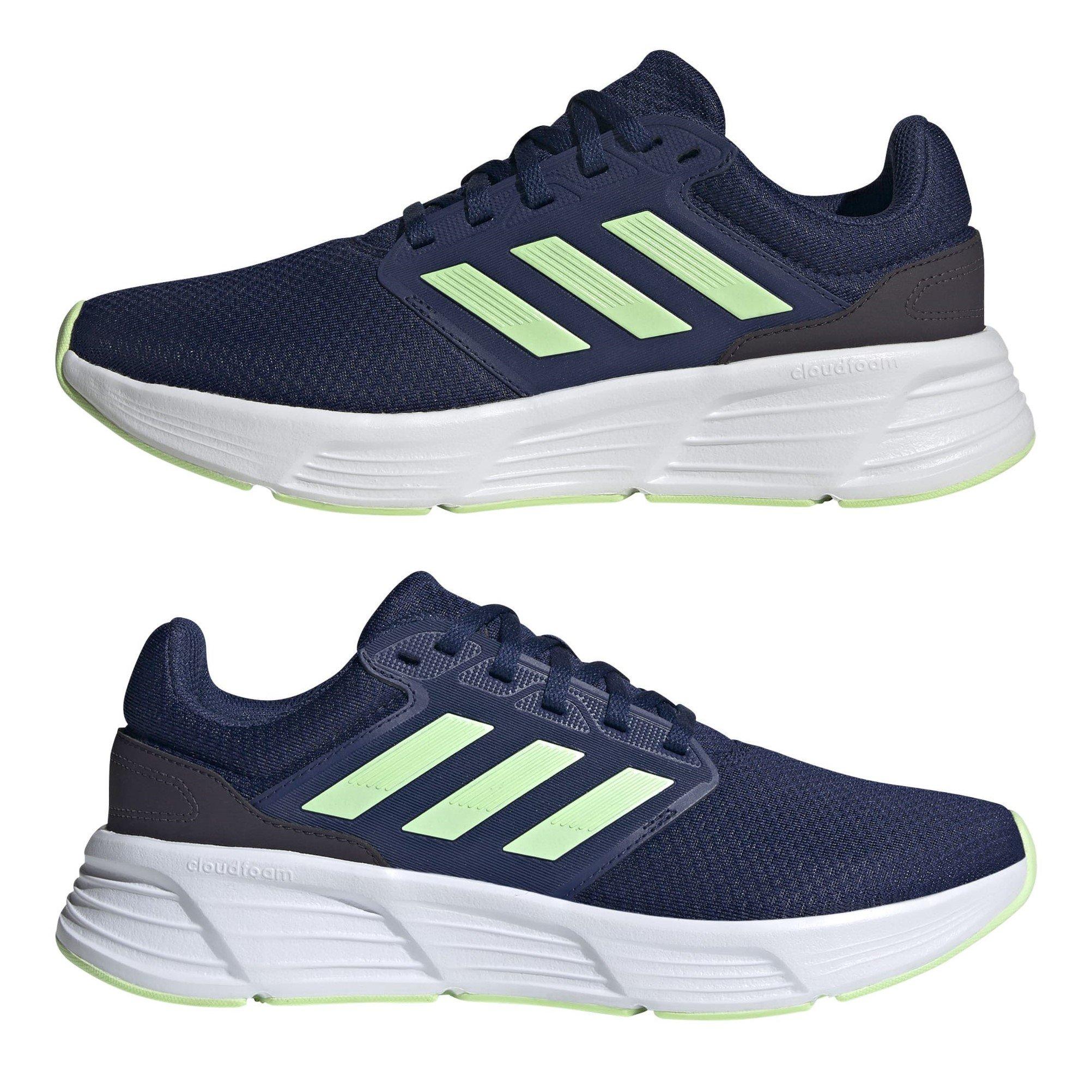 Dk.Blue/Grn/Blk - adidas - Galaxy 6 Mens Running Shoes - 9