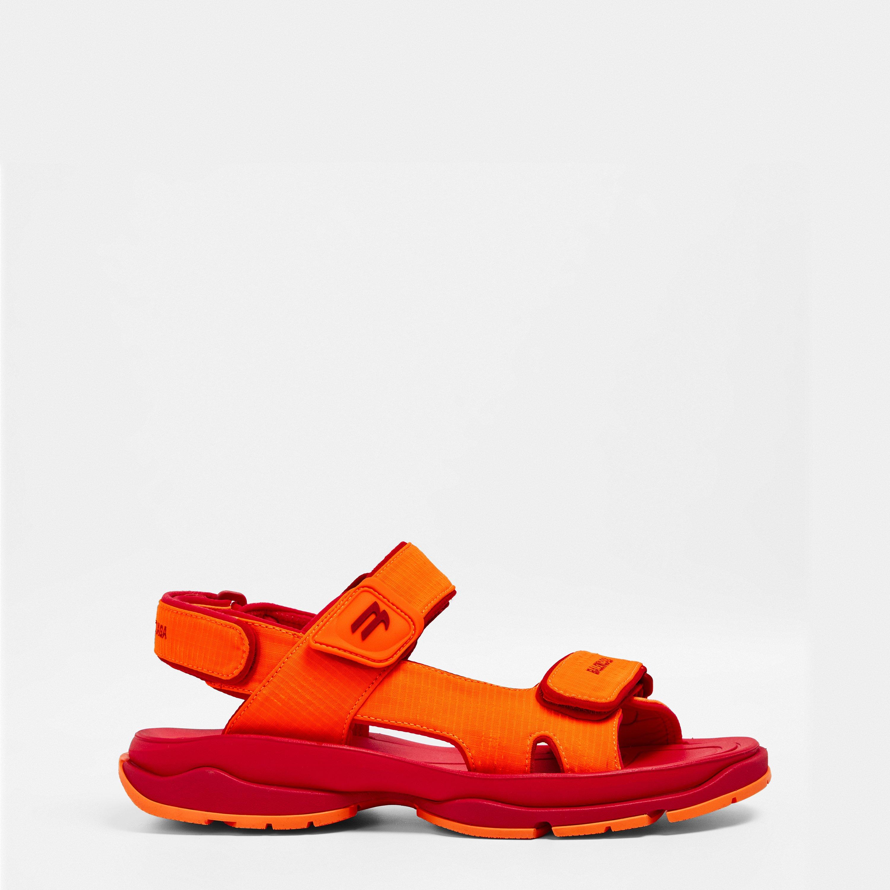 Orange/Red - Balenciaga - Tourist Sandals - 1