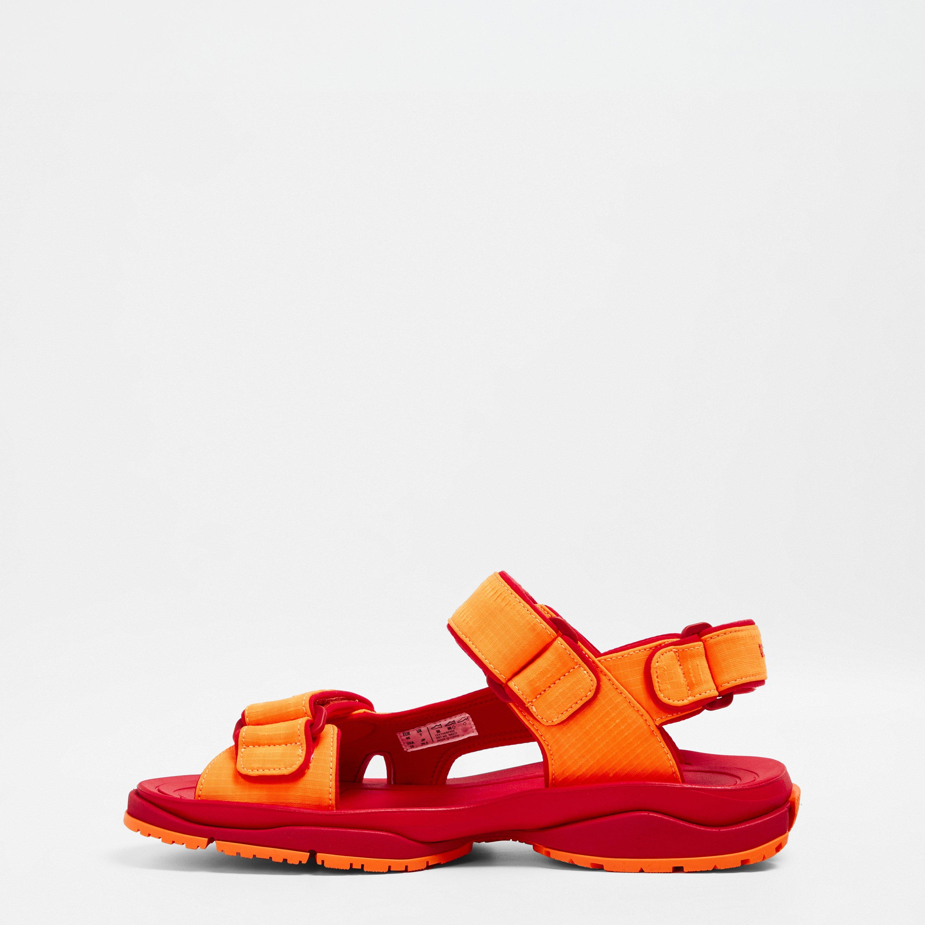 Orange/Red - Balenciaga - Tourist Sandals - 2